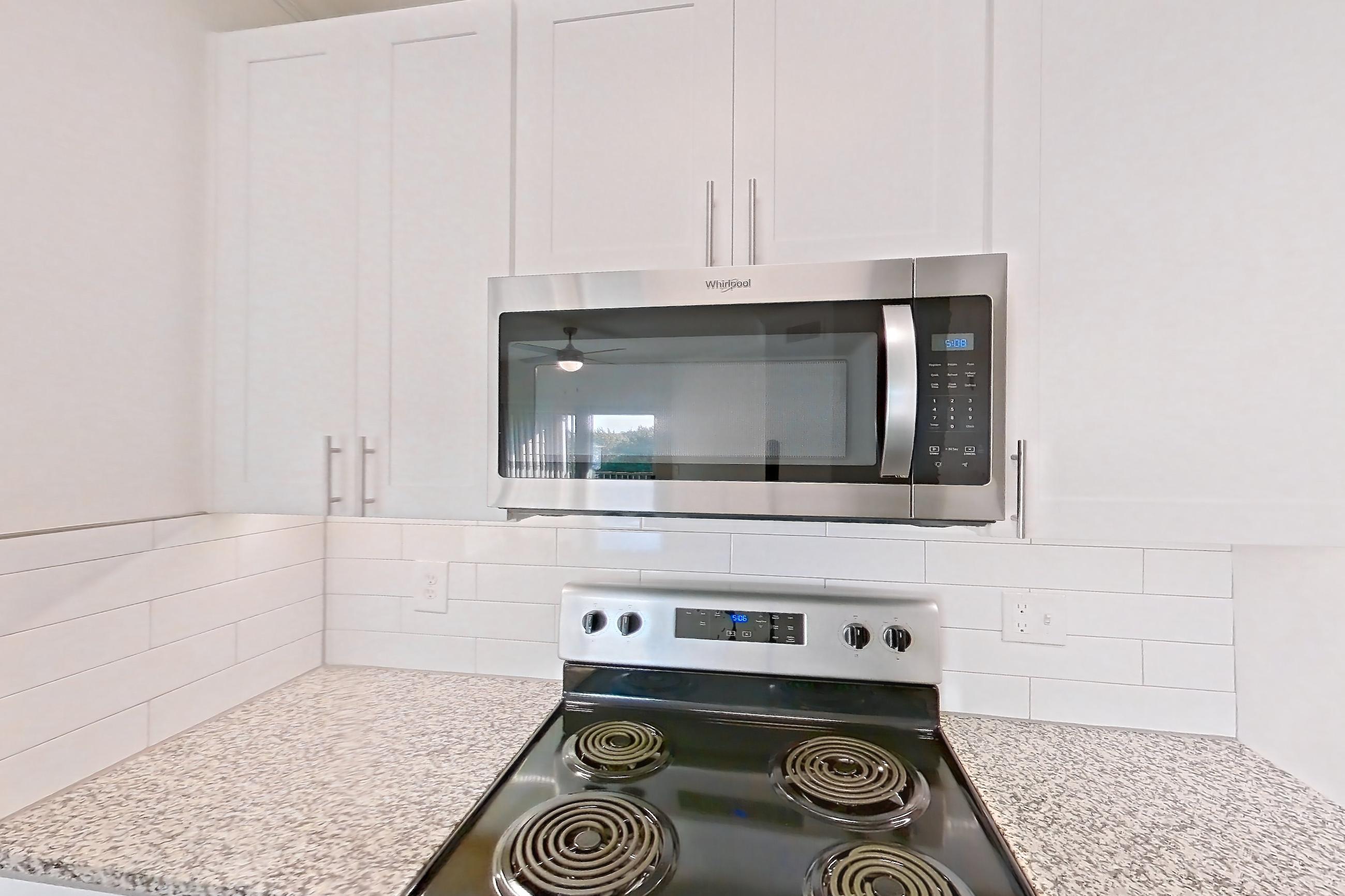 Kitchen in Apartment 332 at Cortland Ridglea, B1R - Milburn floor plan