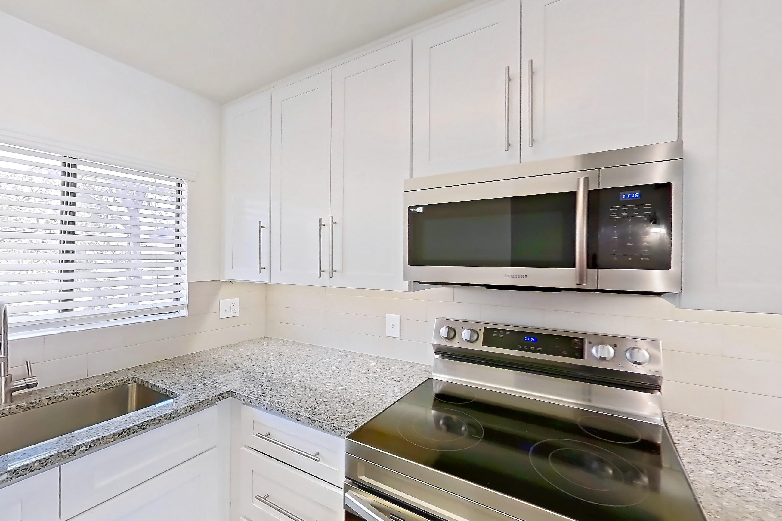 Kitchen in Apartment 8234 at Cortland Sabino Canyon, C1R - Canyon floor plan