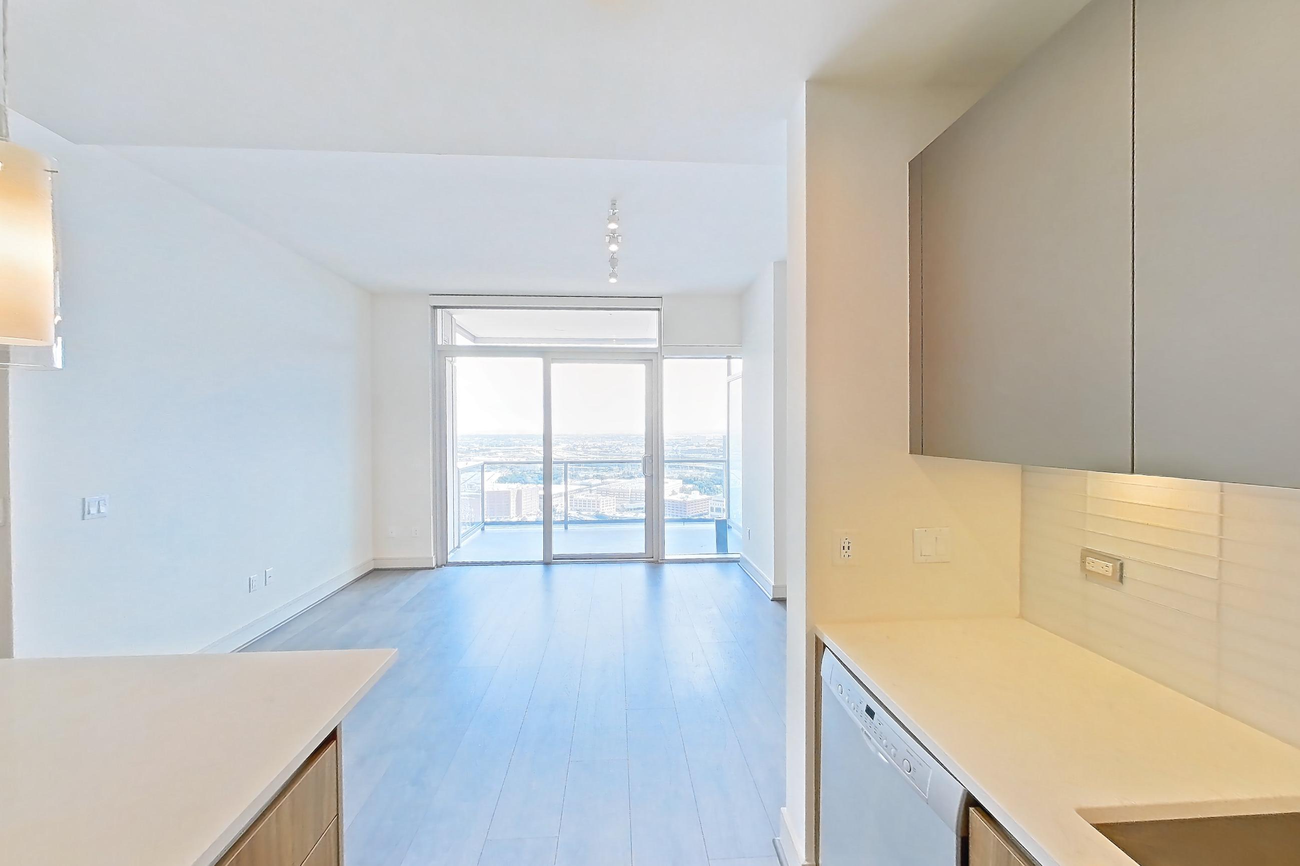 Kitchen in Apartment 3406 at Brava, A2 floor plan