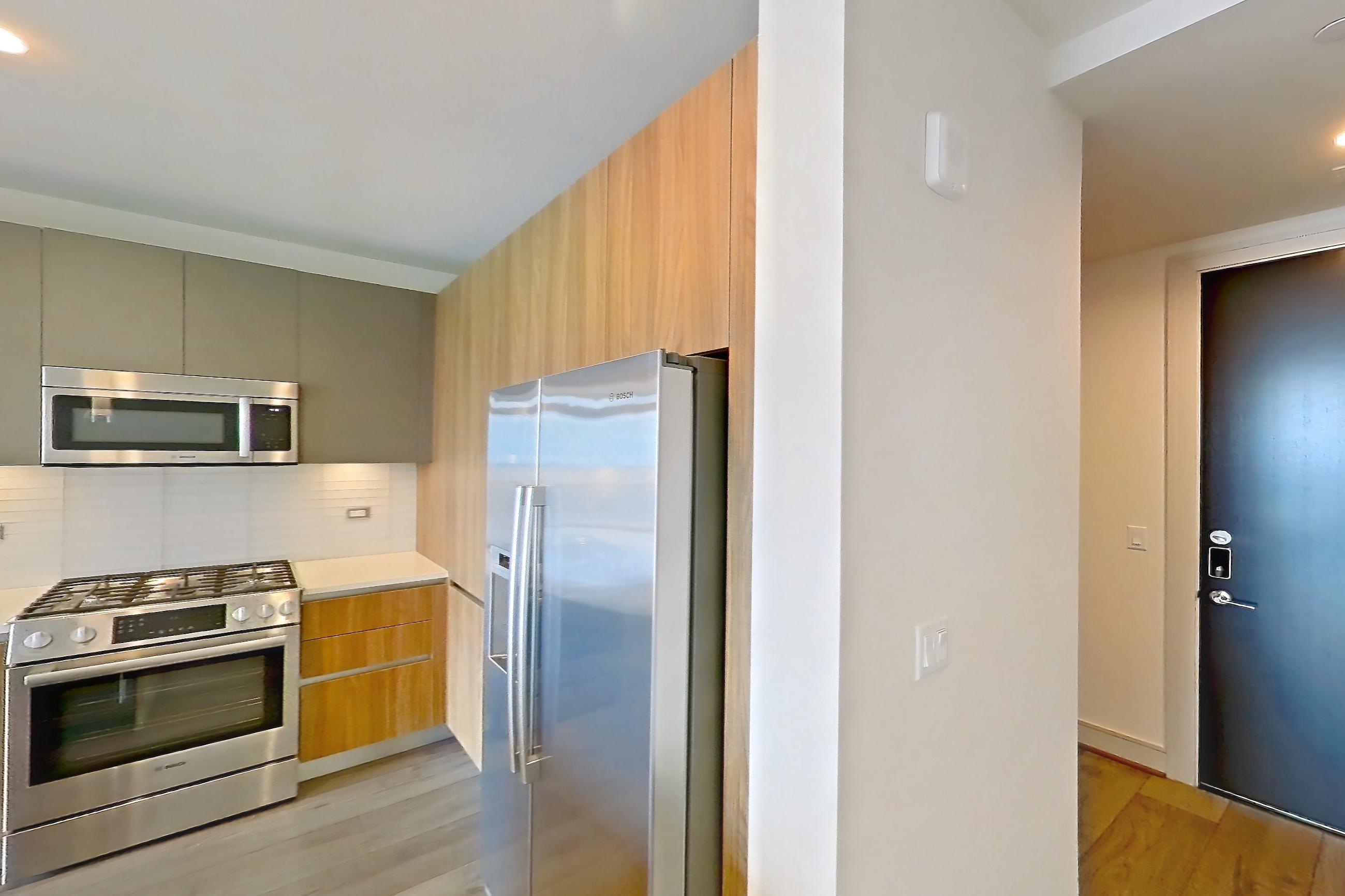 Living space in Apartment 3406 at Brava, A2 floor plan