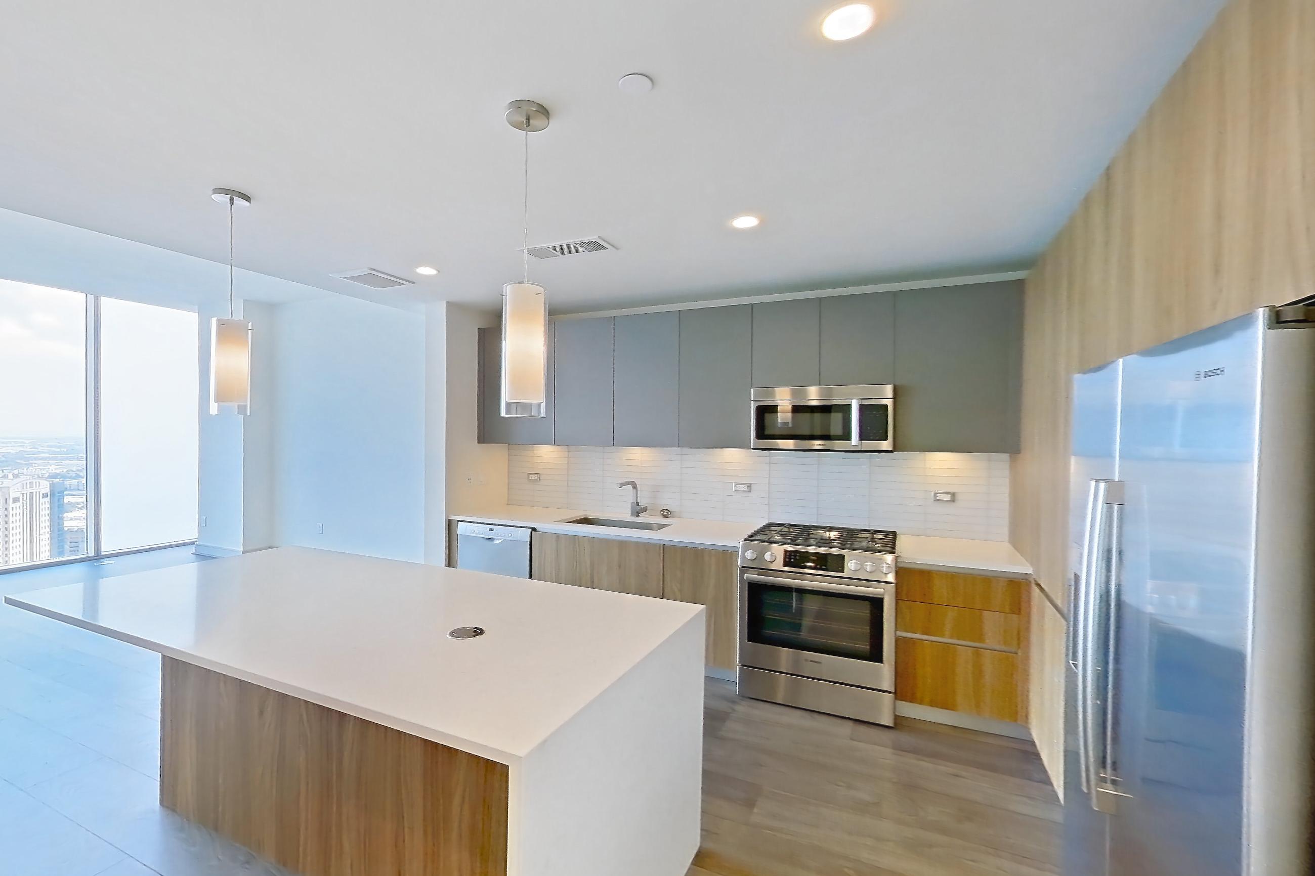 Living space in Apartment 4405 at Brava, A3 floor plan