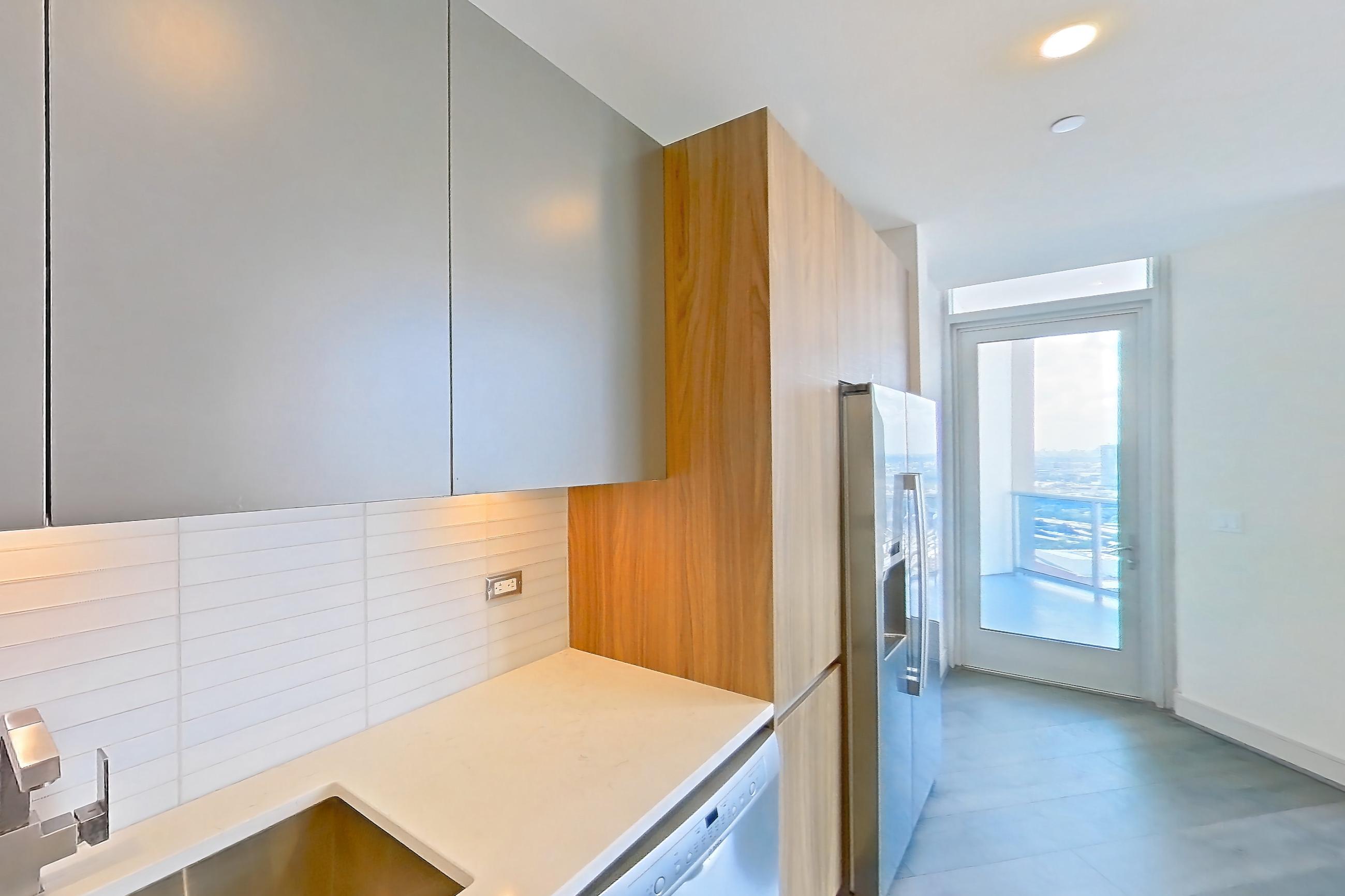 Kitchen in Apartment 4308 at Brava, A1 floor plan