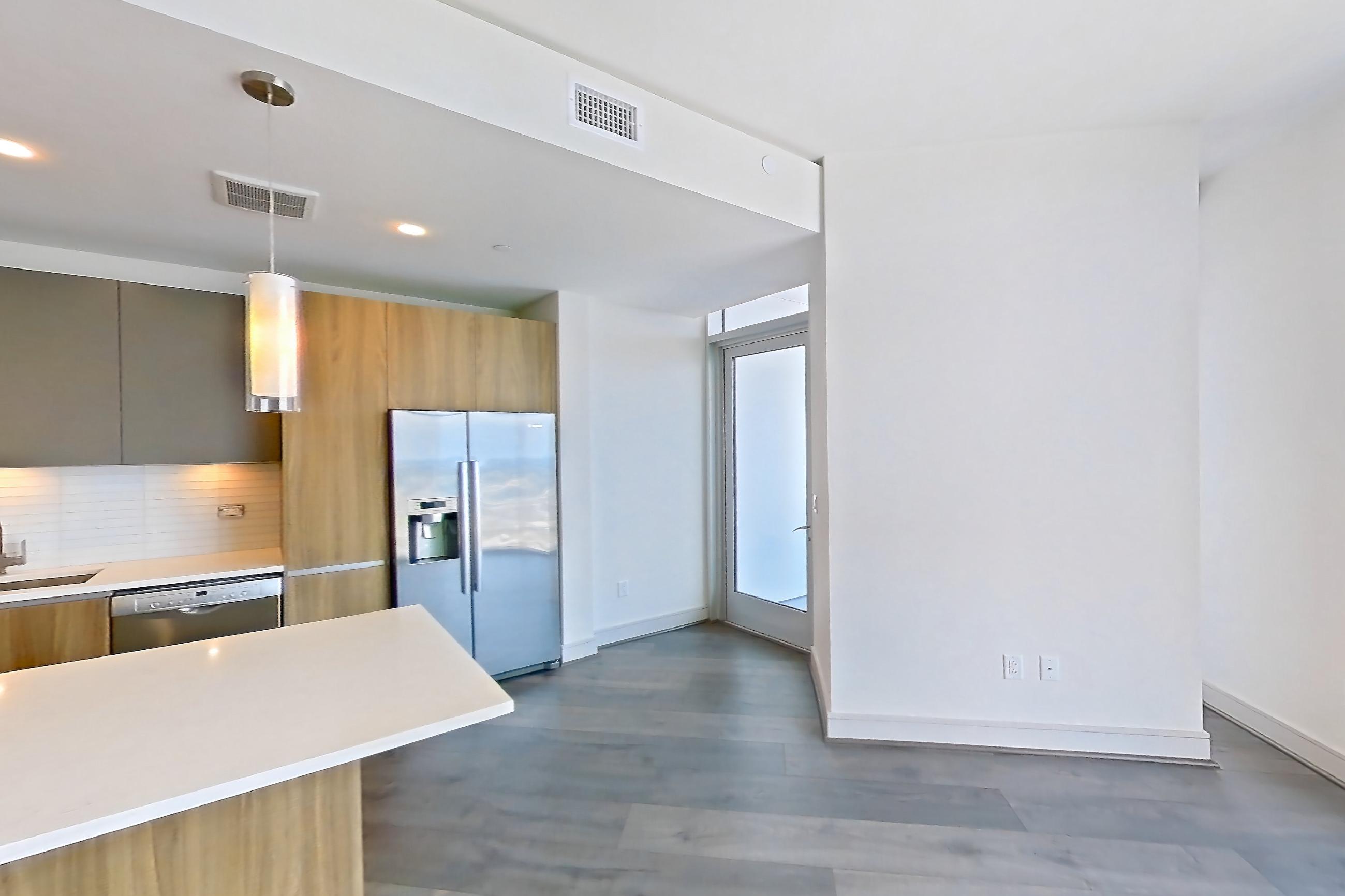 Living room in Apartment 4308 at Brava, A1 floor plan