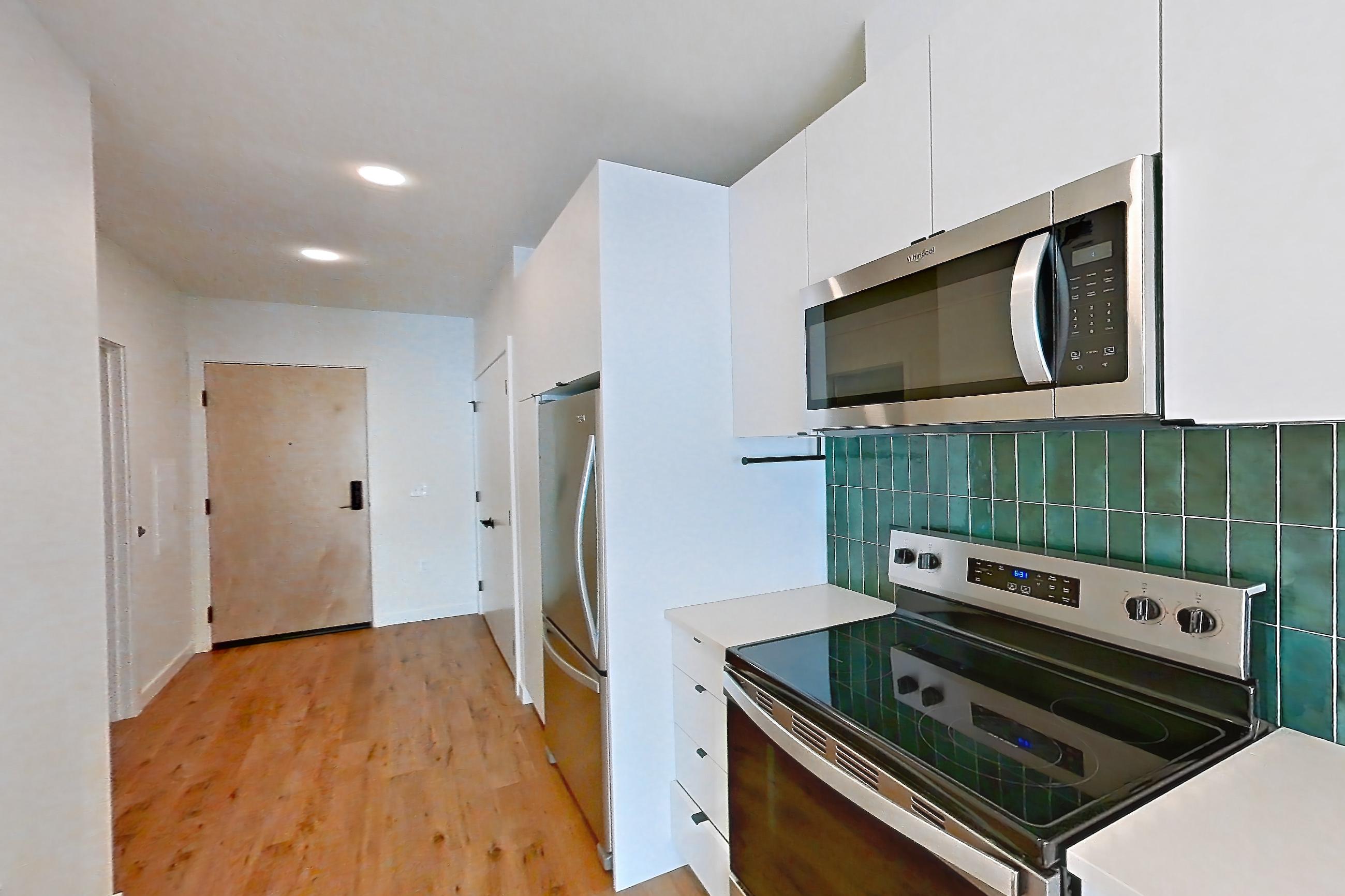 Kitchen in Apartment 630 at Cascara, Open 1x1 - Income Restricted floor plan