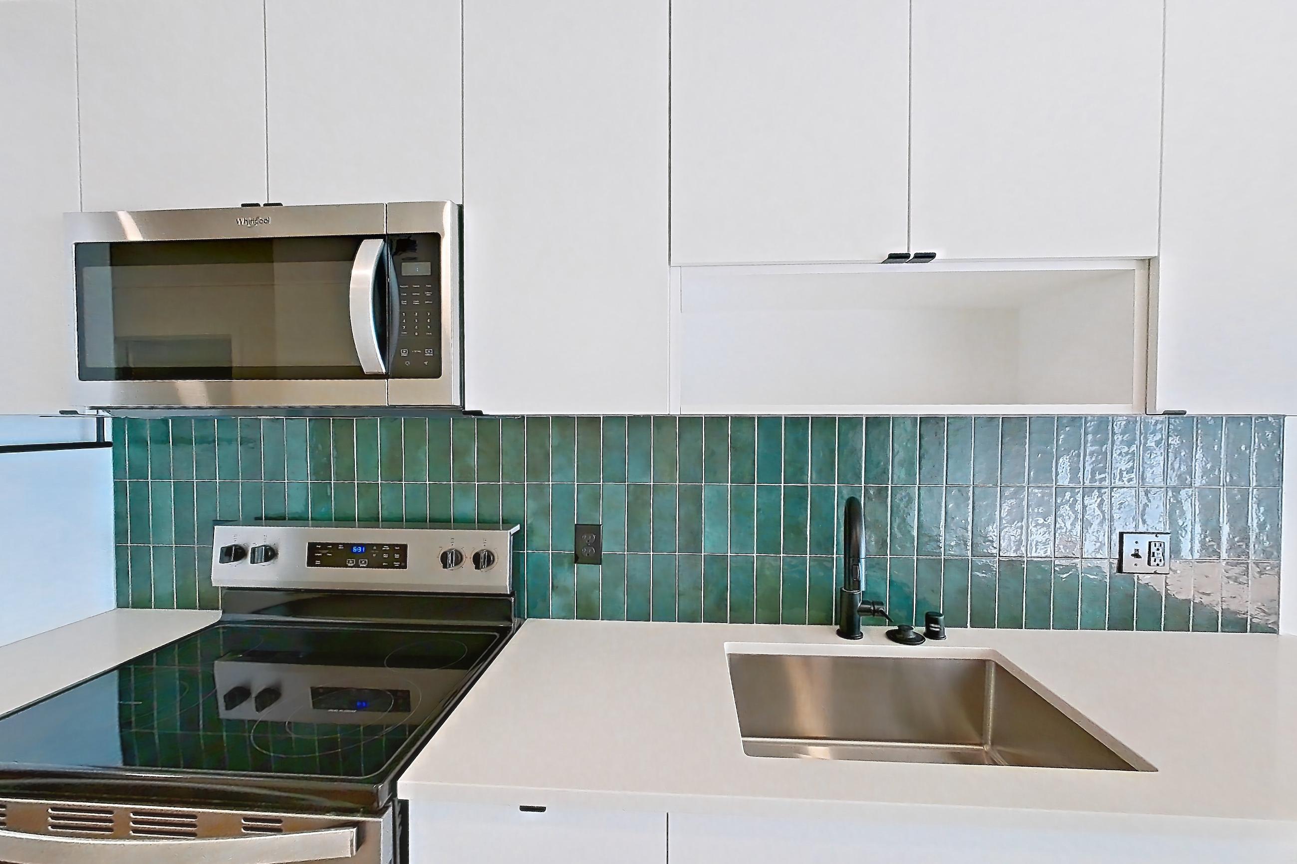 Kitchen in Apartment 630 at Cascara, Open 1x1 - Income Restricted floor plan