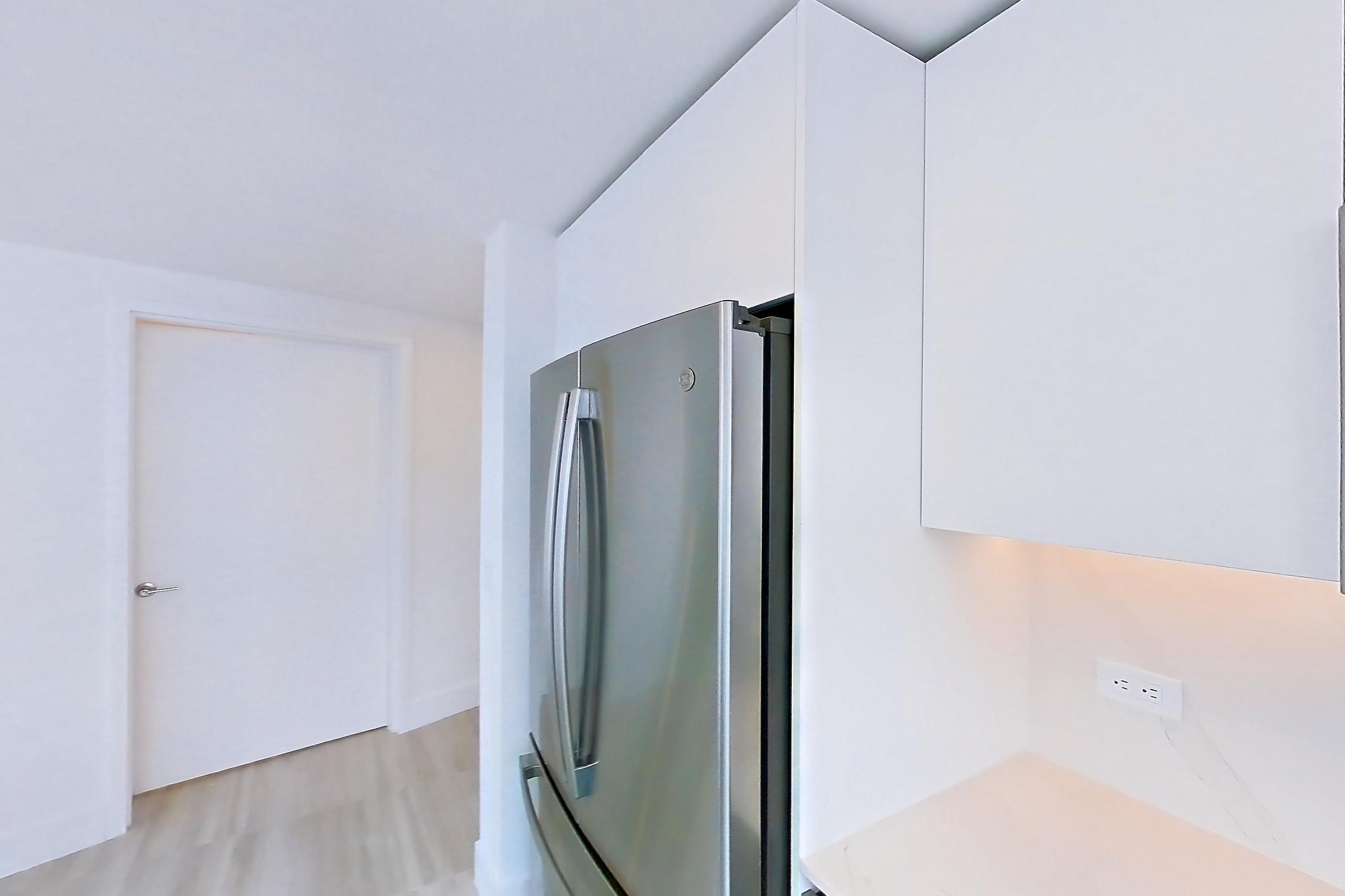 Kitchen in Apartment 1002 at Miami World Tower, A24 floor plan