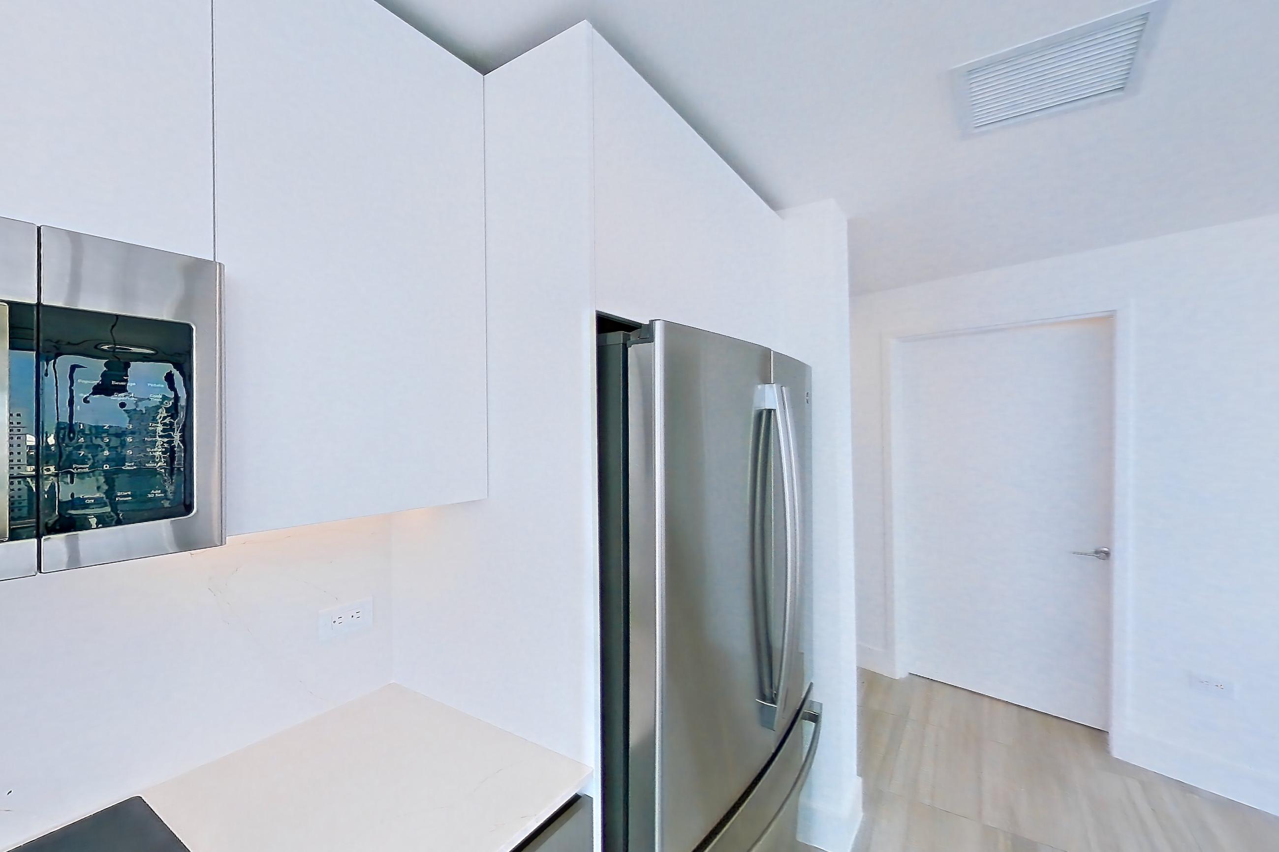Kitchen in Apartment 2201 at Miami World Tower, A25 floor plan