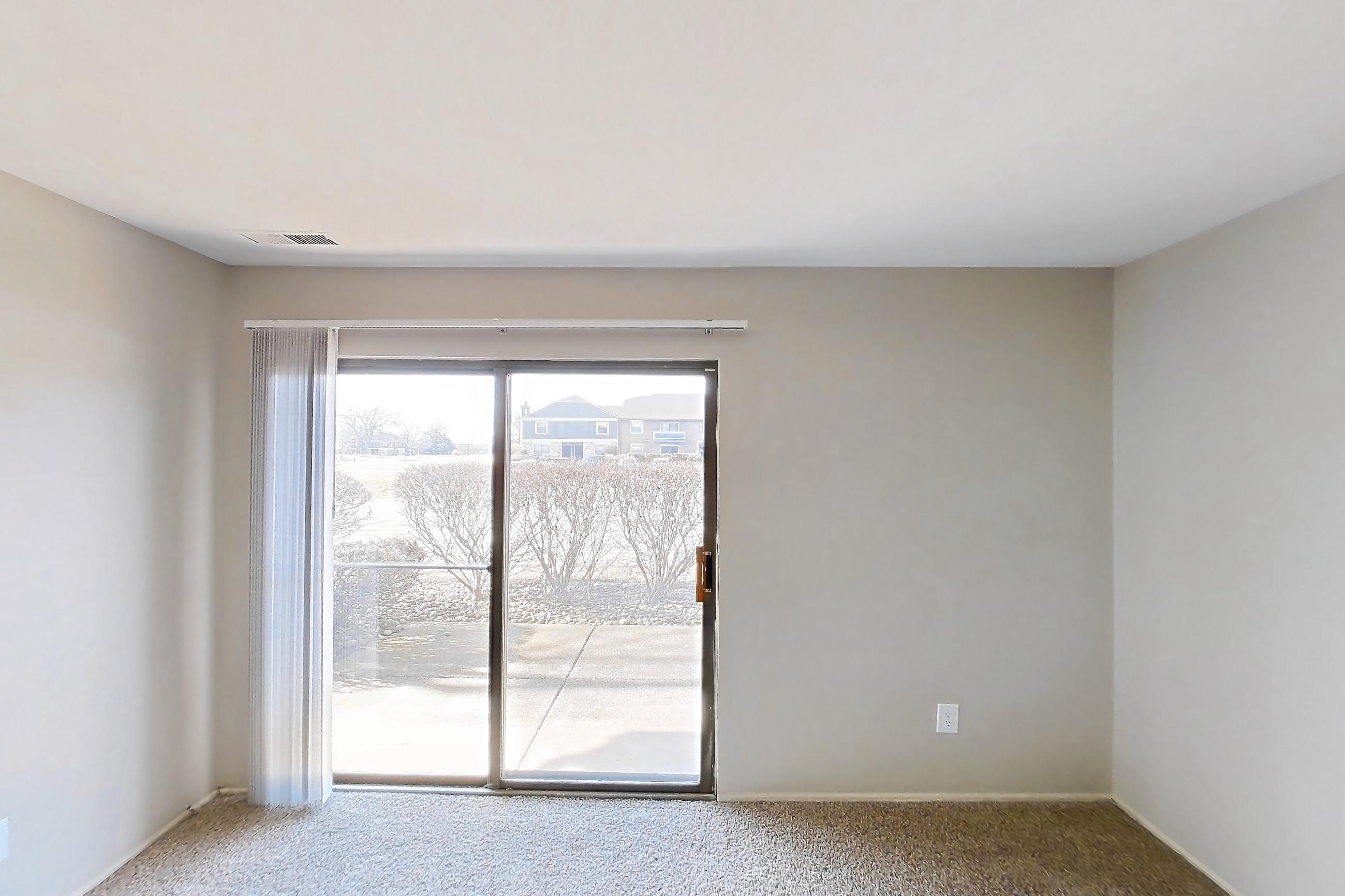 Living room, Apartment 3007-4 at Canterbury Green