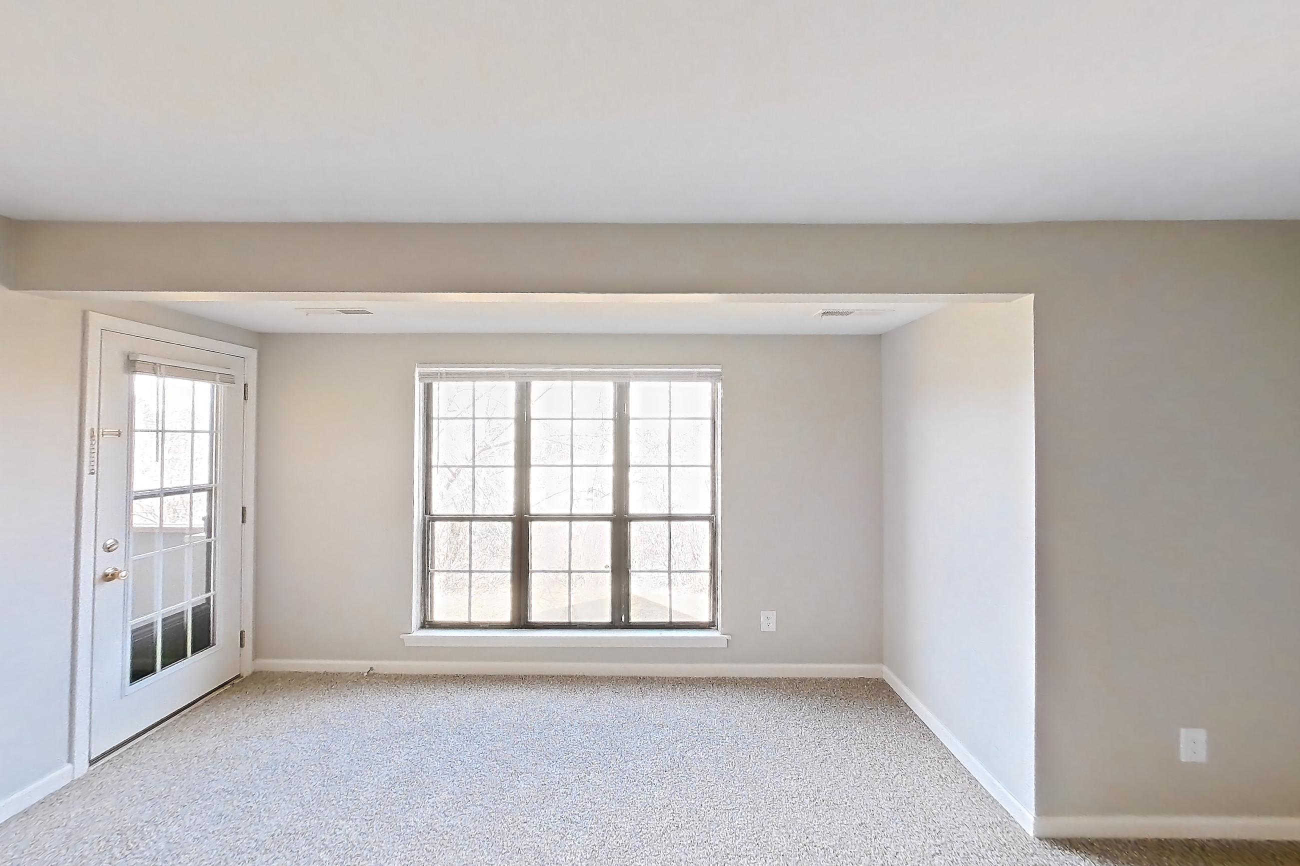 Living room, Apartment 5630-6 at Canterbury Green