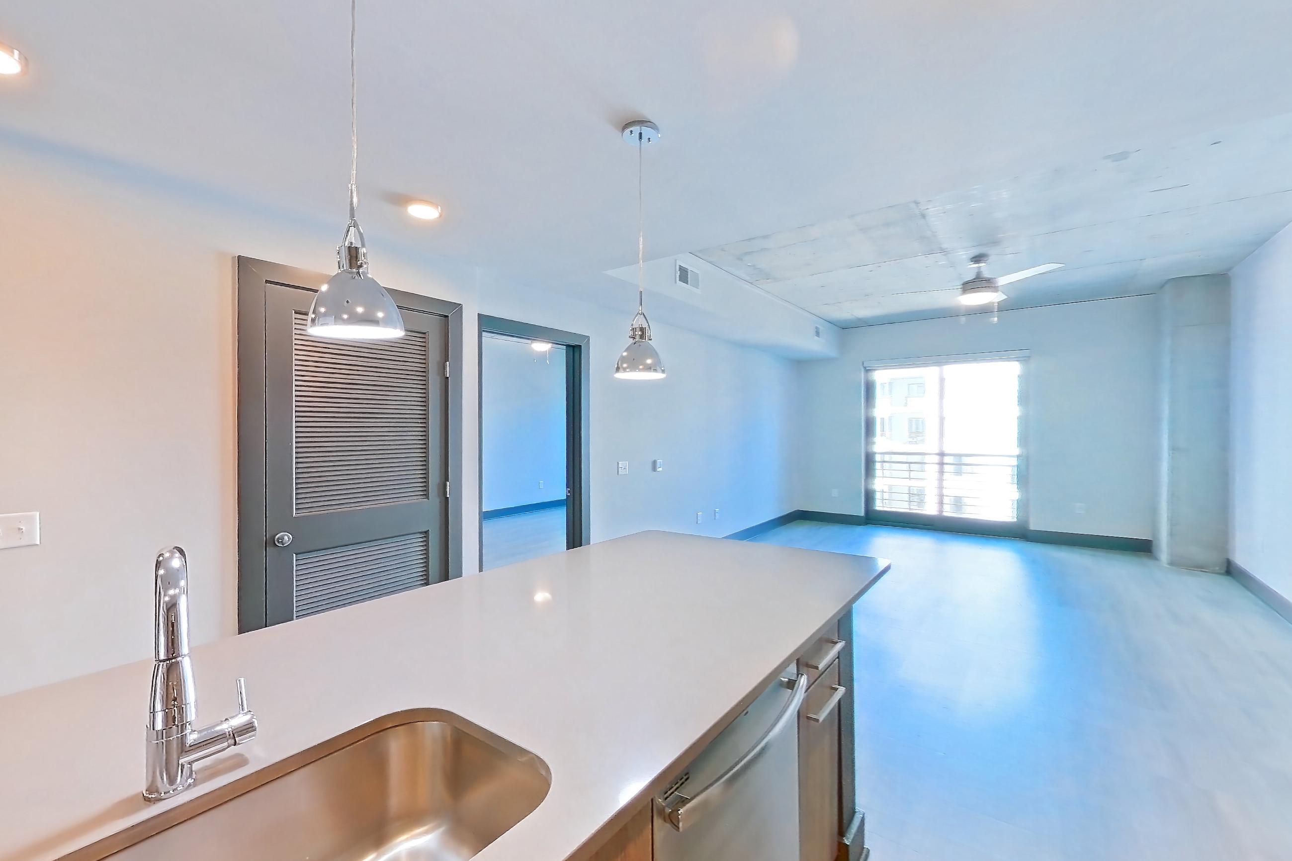 Kitchen in Apartment 939 at Cortland Glenwood South, A24 floor plan