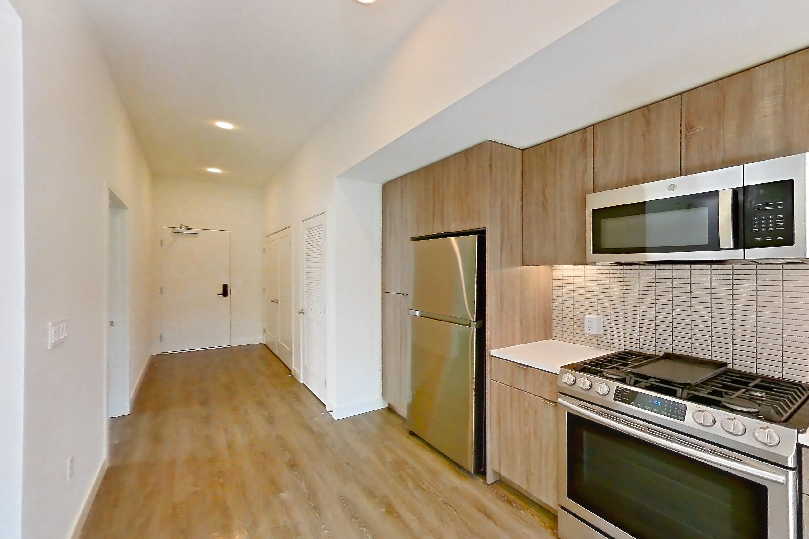 Kitchen in Apartment 0-812 at Webster Eleven, 3A floor plan