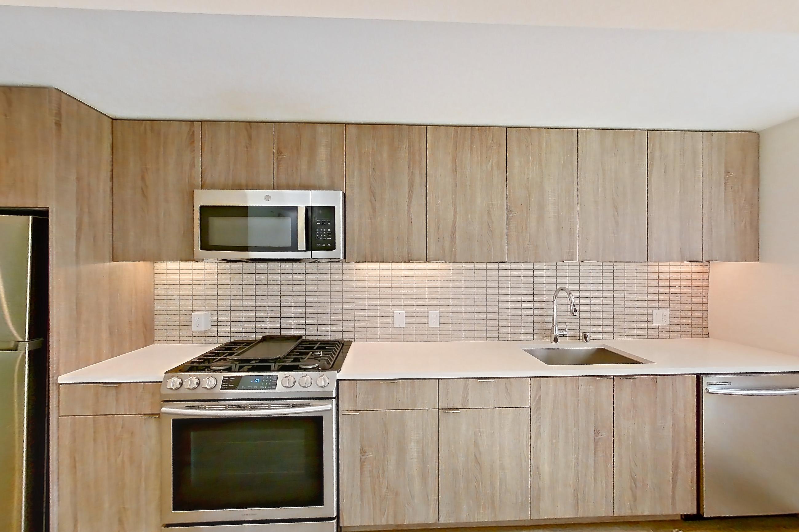 Kitchen in Apartment 0-812 at Webster Eleven, 3A floor plan