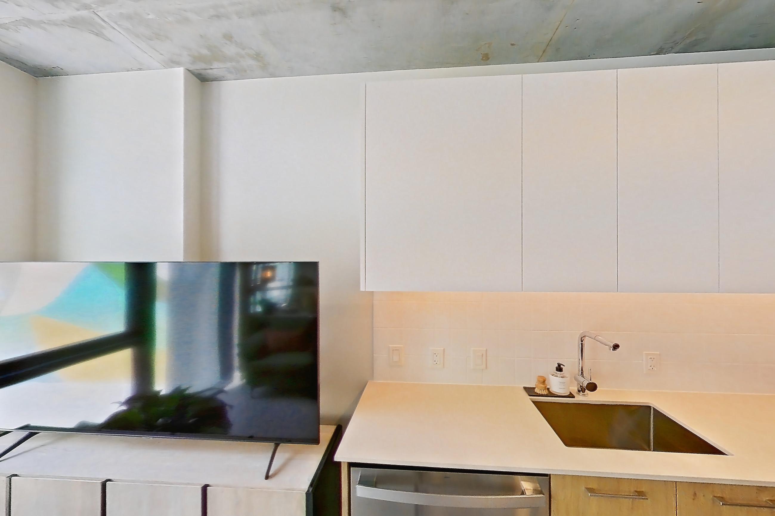 KITCHEN AND LIVING SPACE (representative of this floor plan)