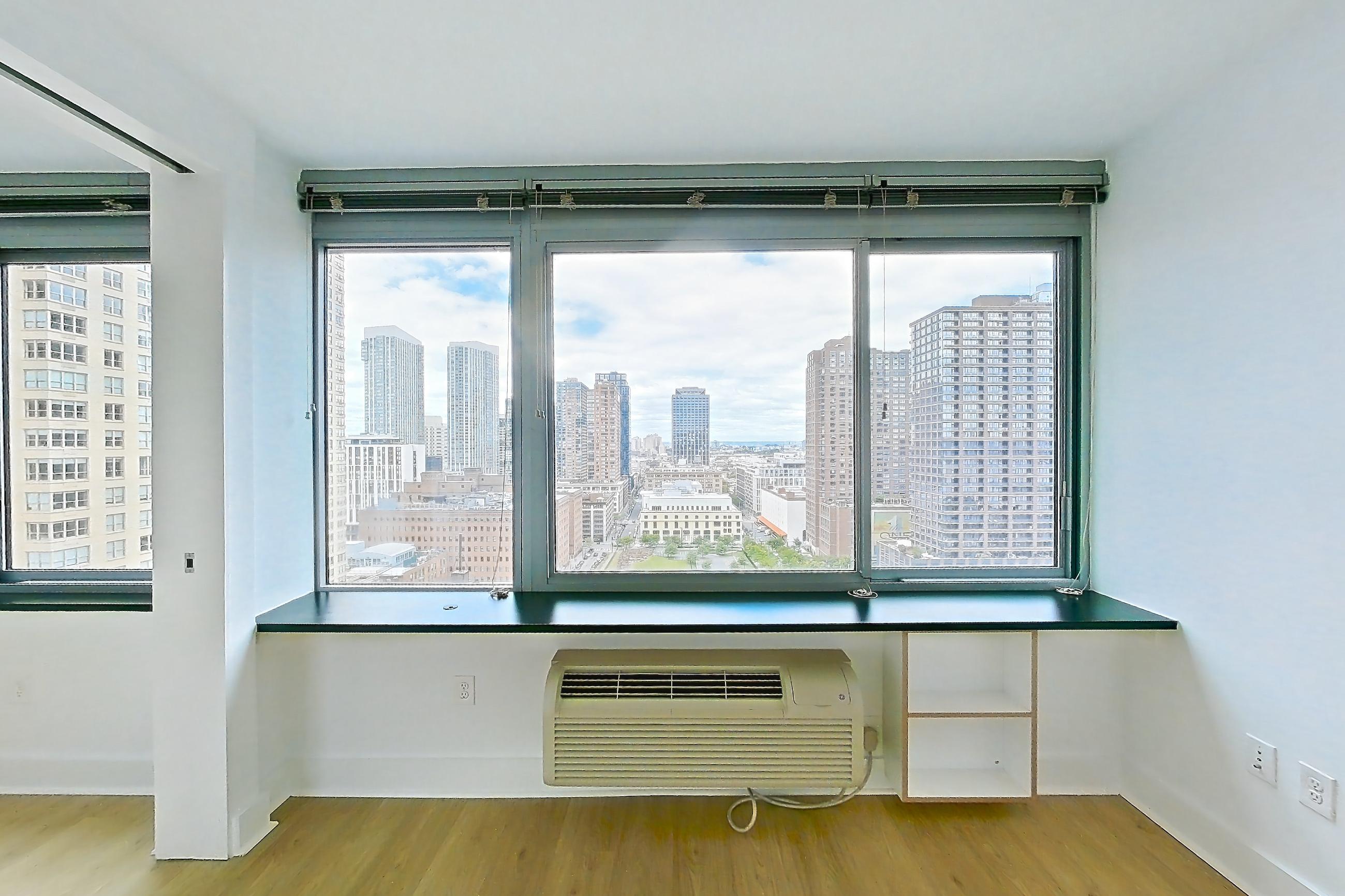 Living room with city view and skyline view, Apartment SAB-2006 at Sable