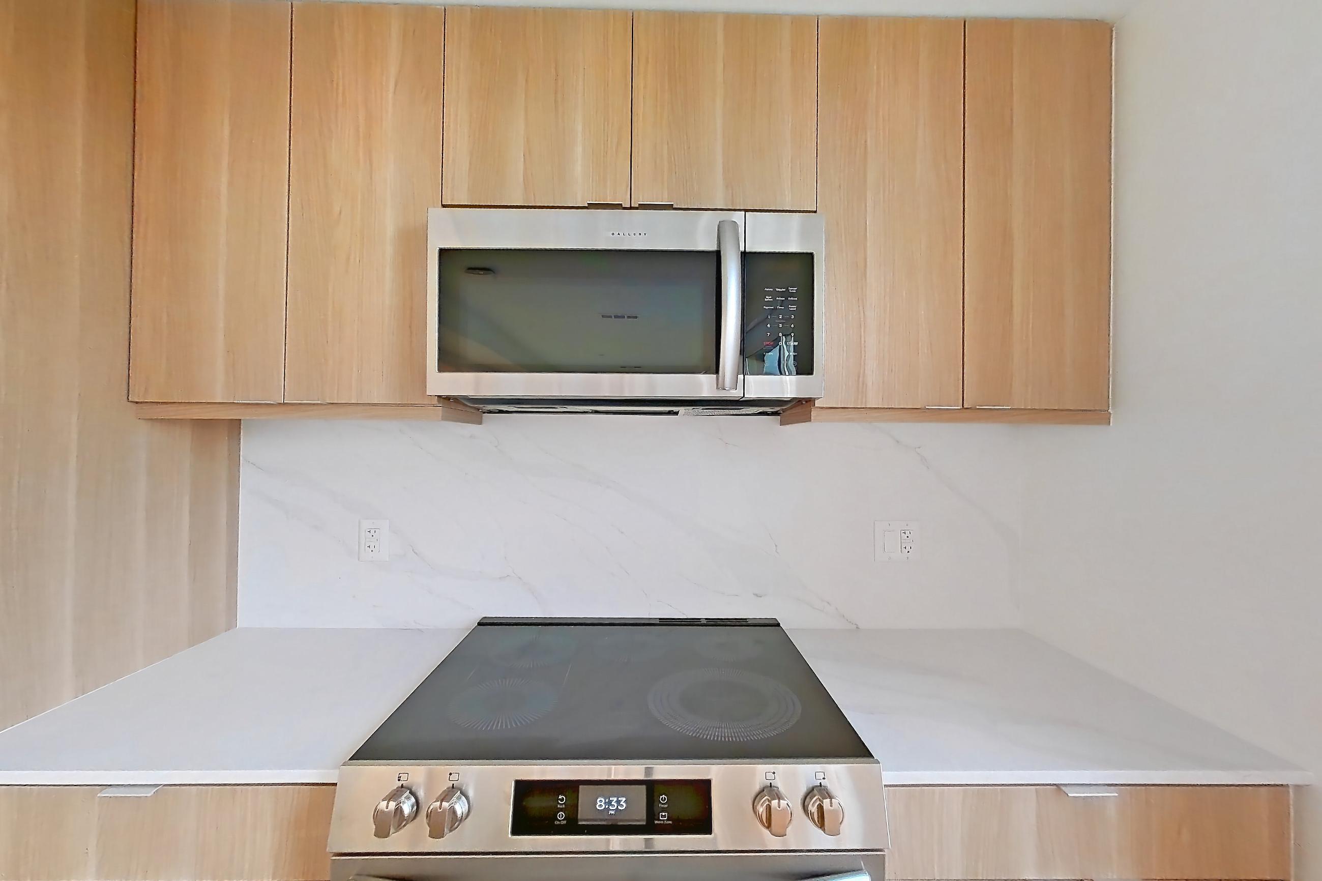 Kitchen in Apartment 640 at Residences at Mazza, 1 Bed/1 Bath-C22 floor plan