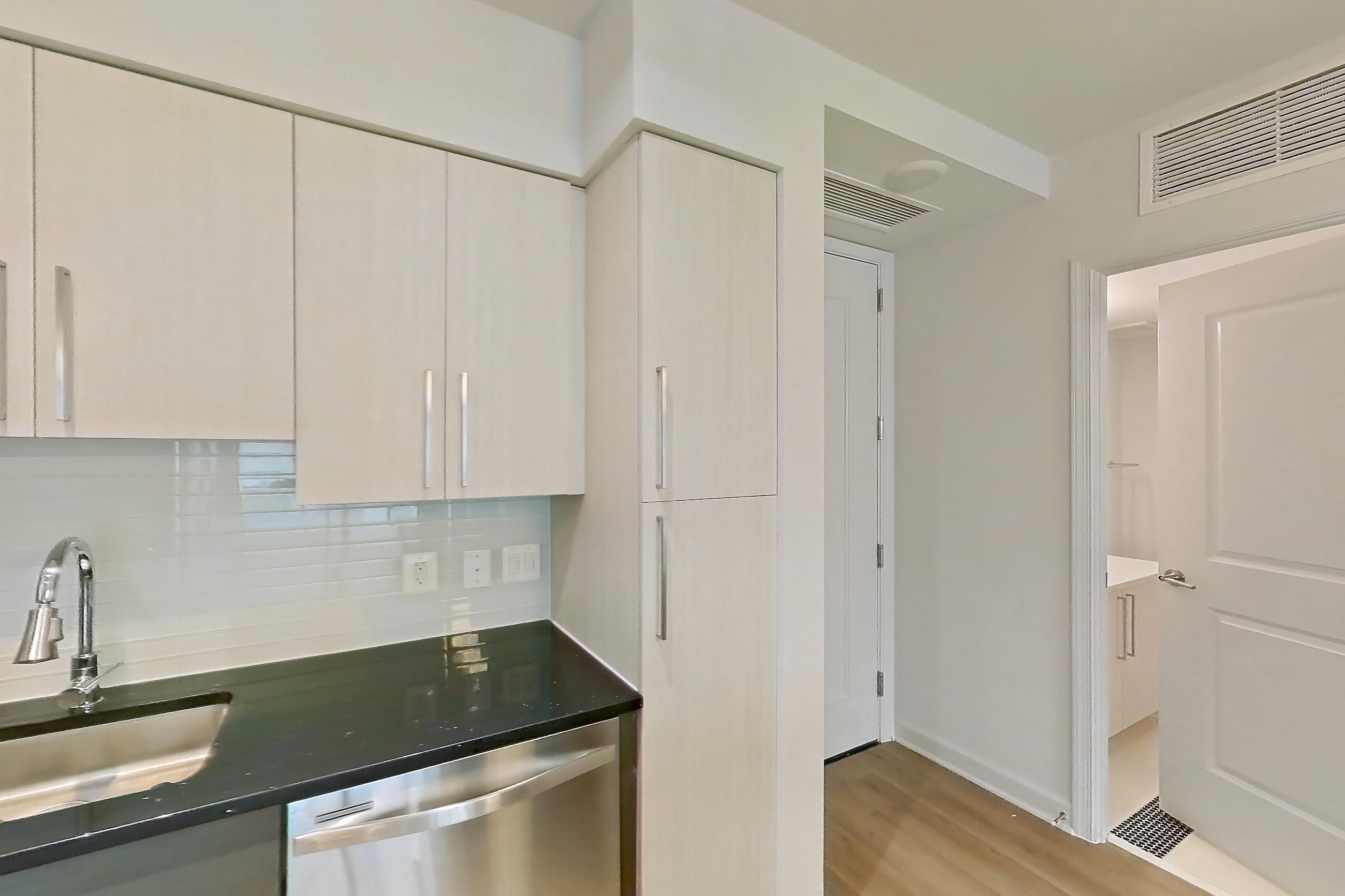 Kitchen in Apartment 0521 at Latitude, A1 floor plan