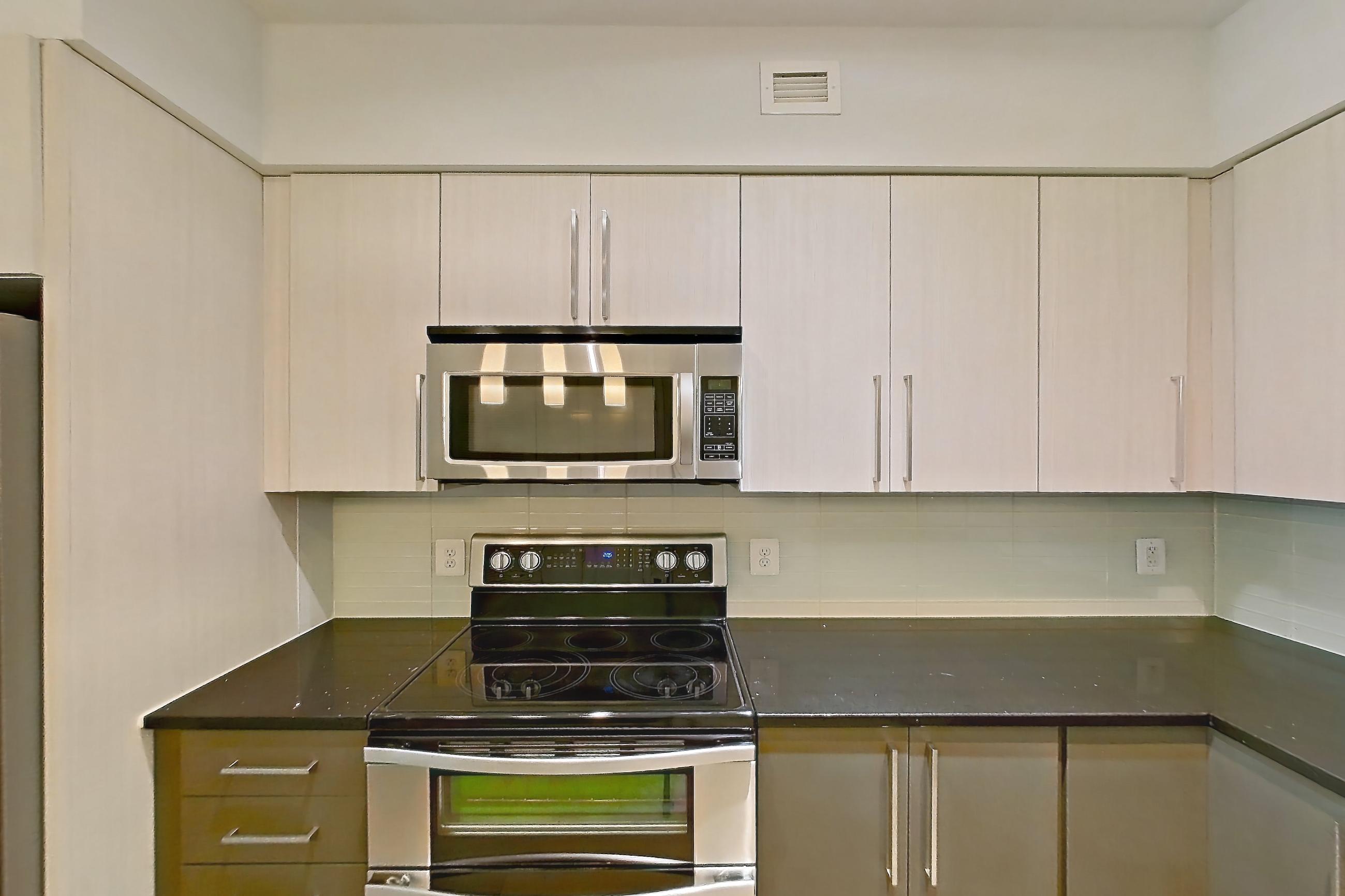 Kitchen in Apartment 0521 at Latitude, A1 floor plan