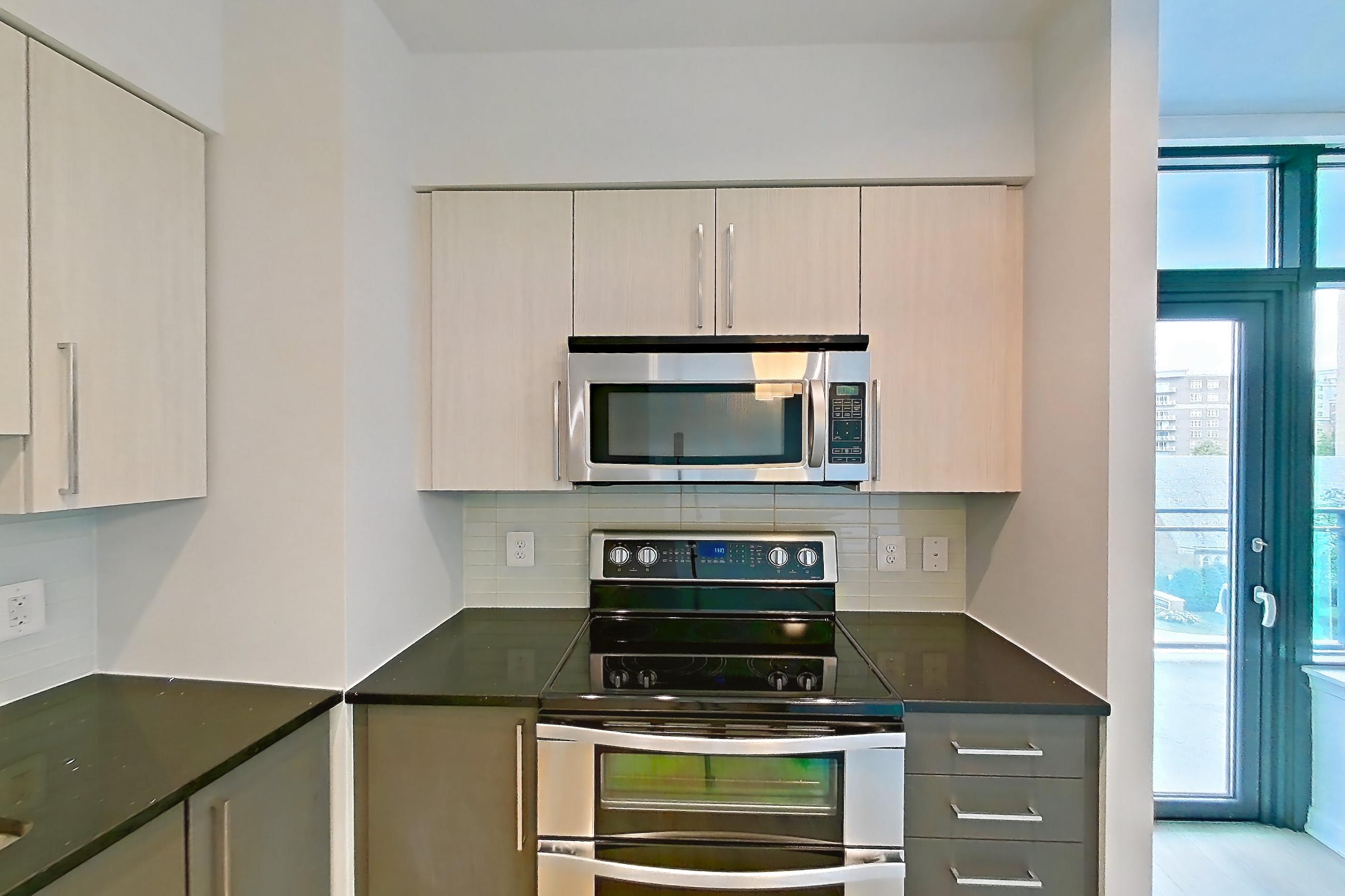 Kitchen in Apartment 0404 at Latitude, B3-R floor plan