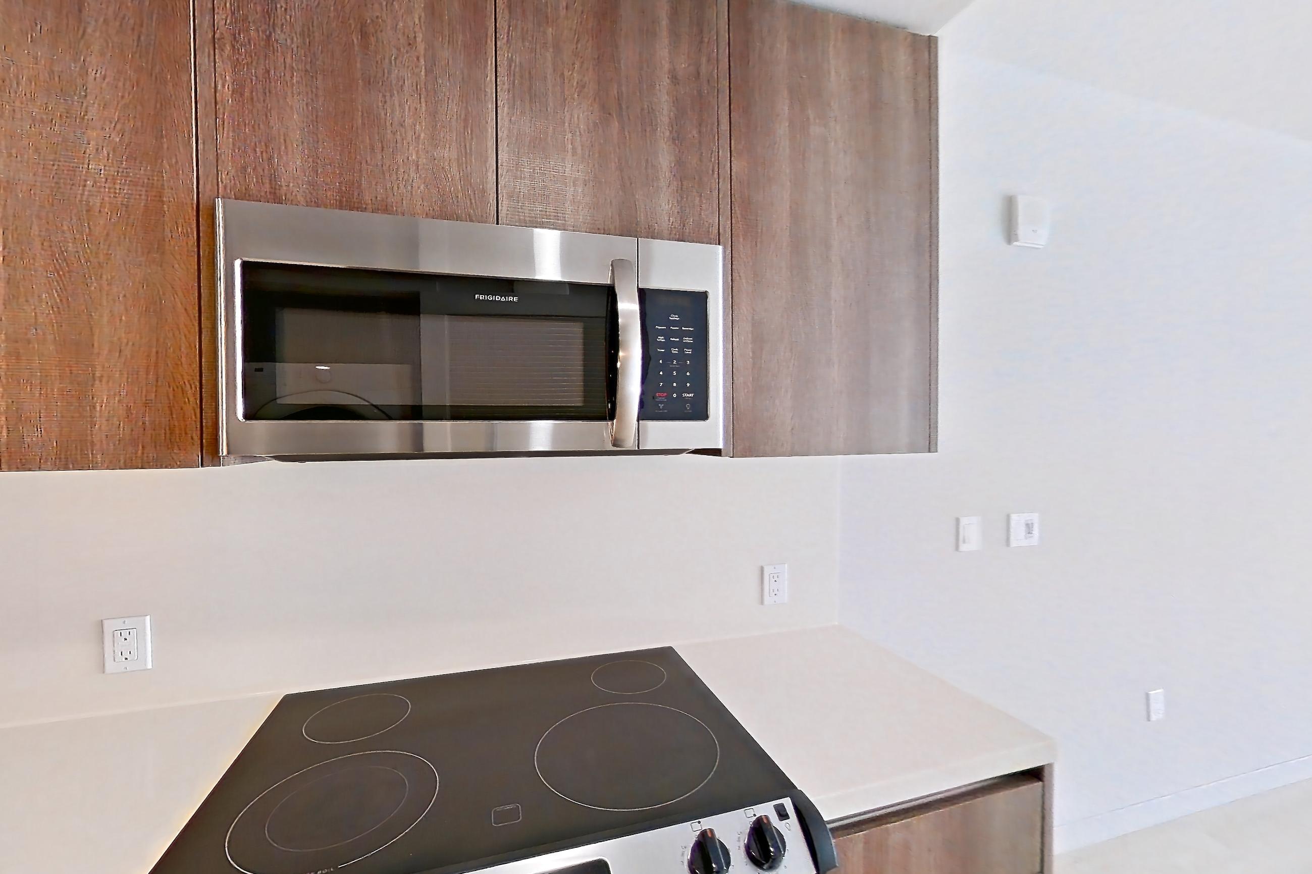 Kitchen in Apartment 0-5058 at Eighth and Grand, 0A floor plan