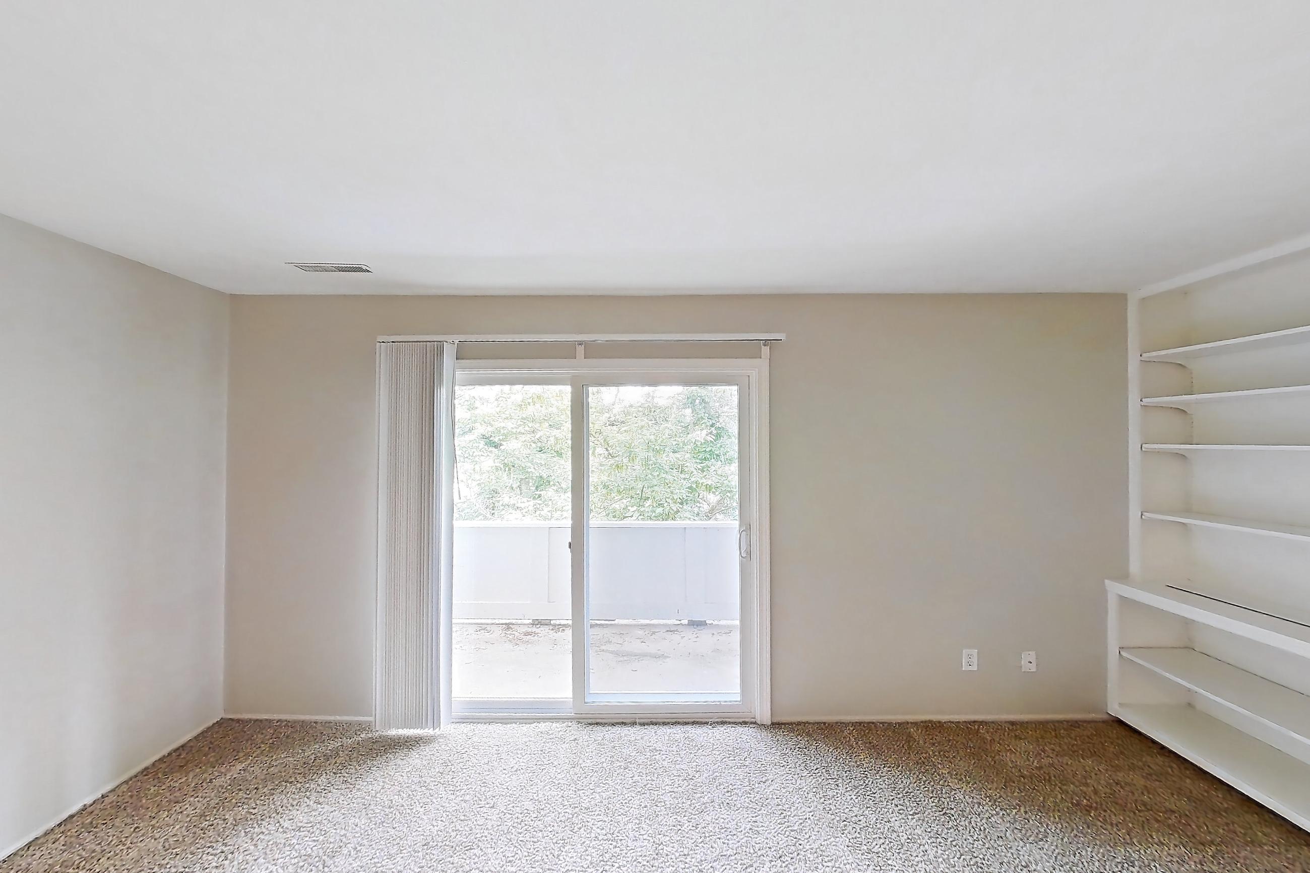 Living room with fireplace, Apartment 512410ST at Canterbury Green