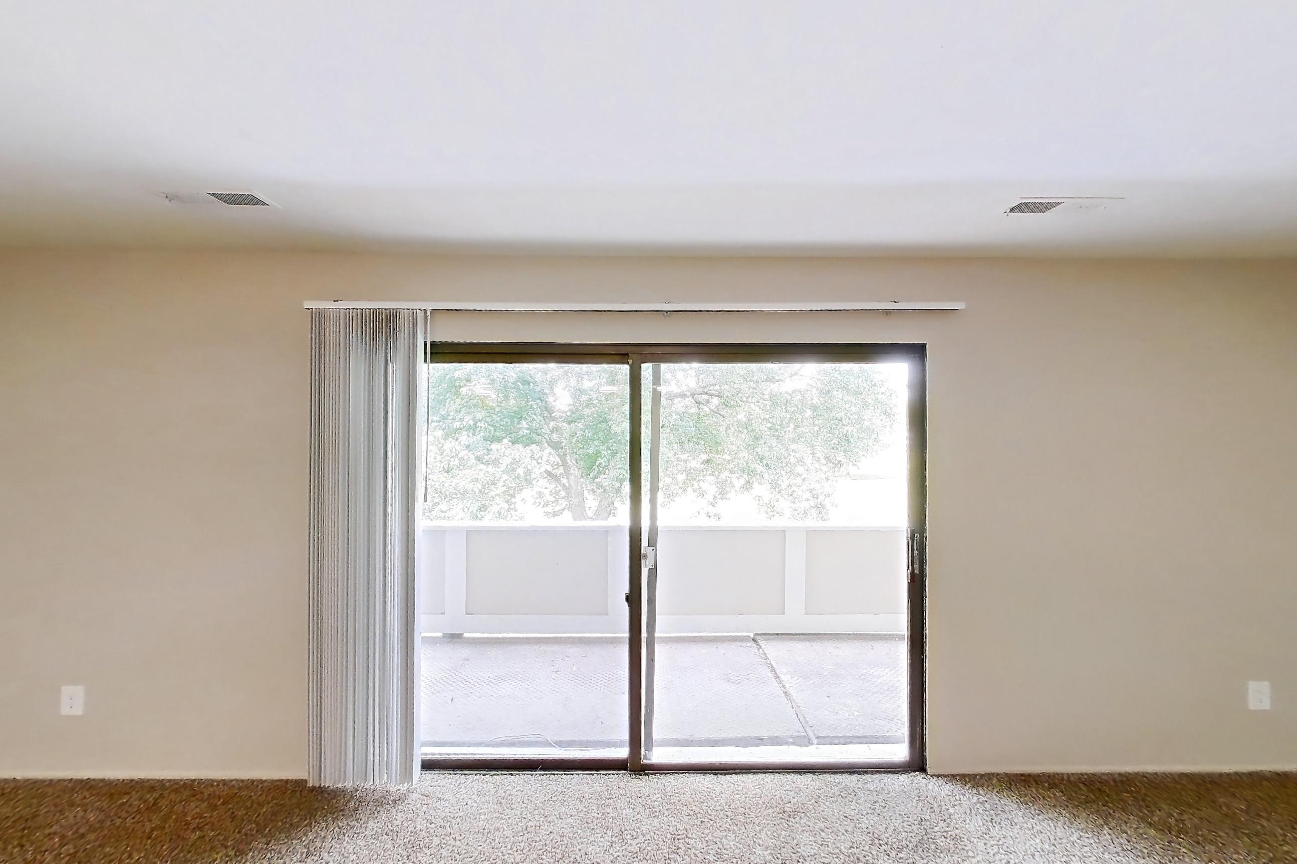 Living room, Apartment 2421-6AB at Canterbury Green