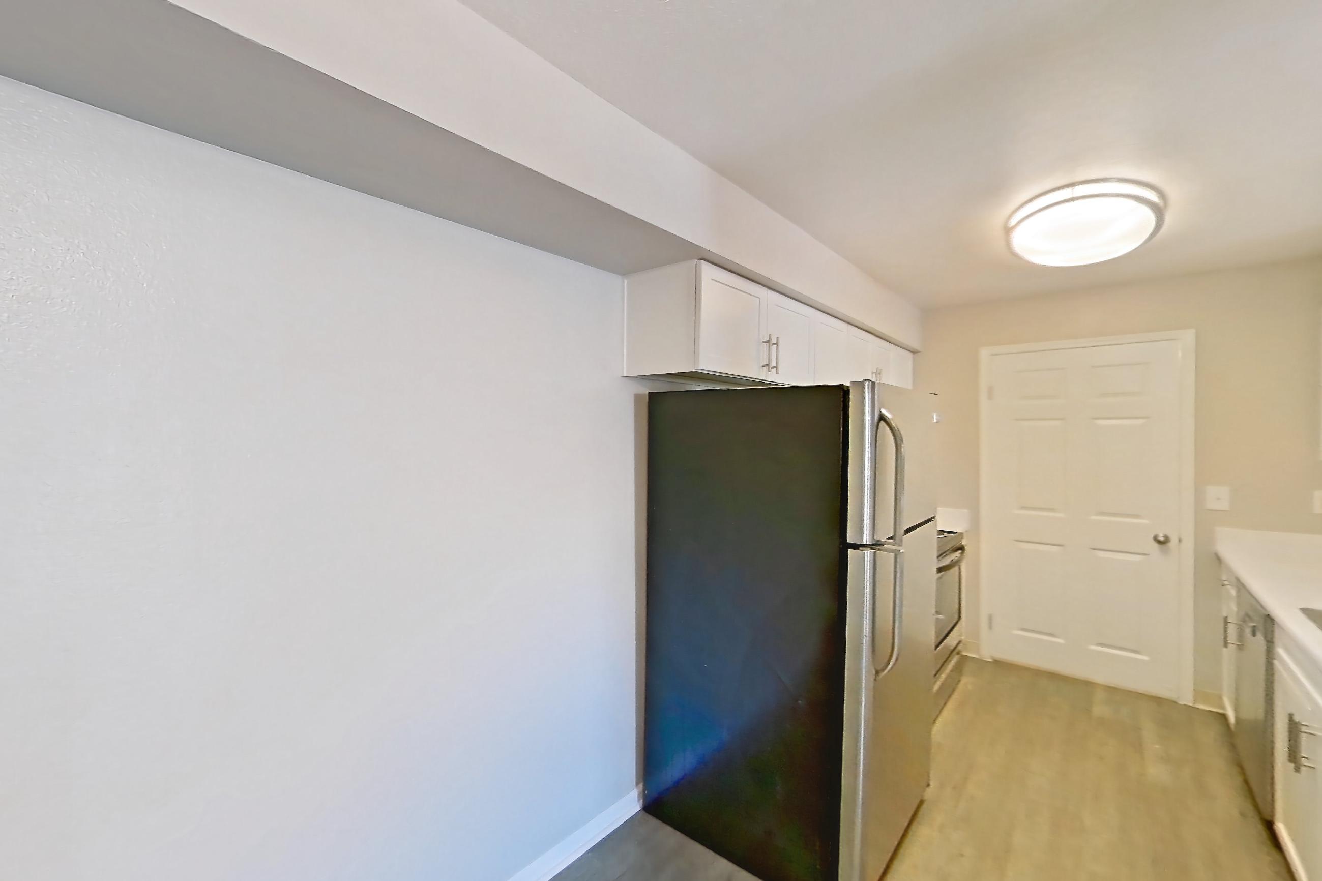 Dining room in a 2A floor plan apartment, representative of Apartment 13-1090 at Xander 3900