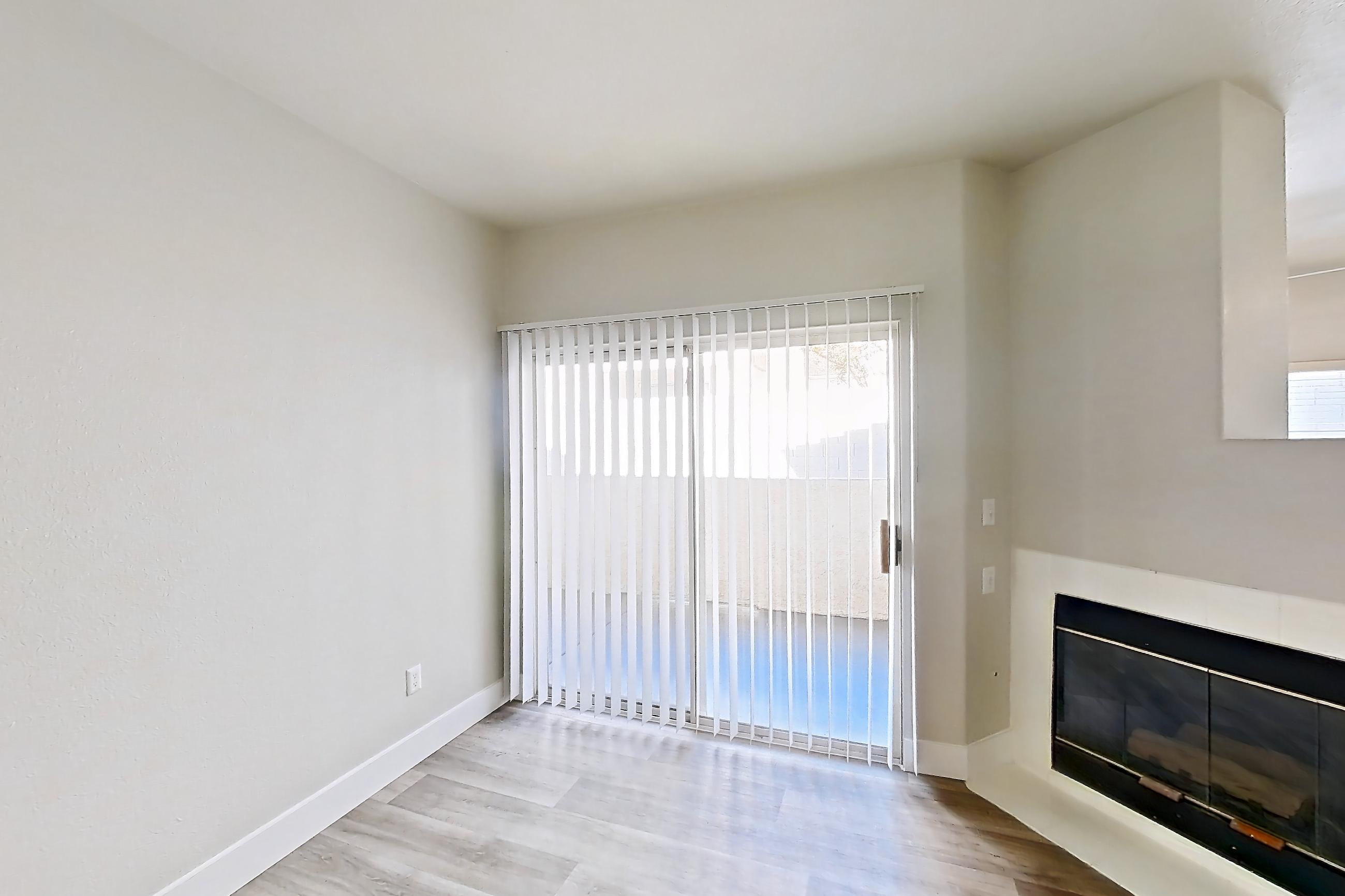 Living room in a 2B floor plan apartment, representative of Apartment 213 at Vintage Pointe