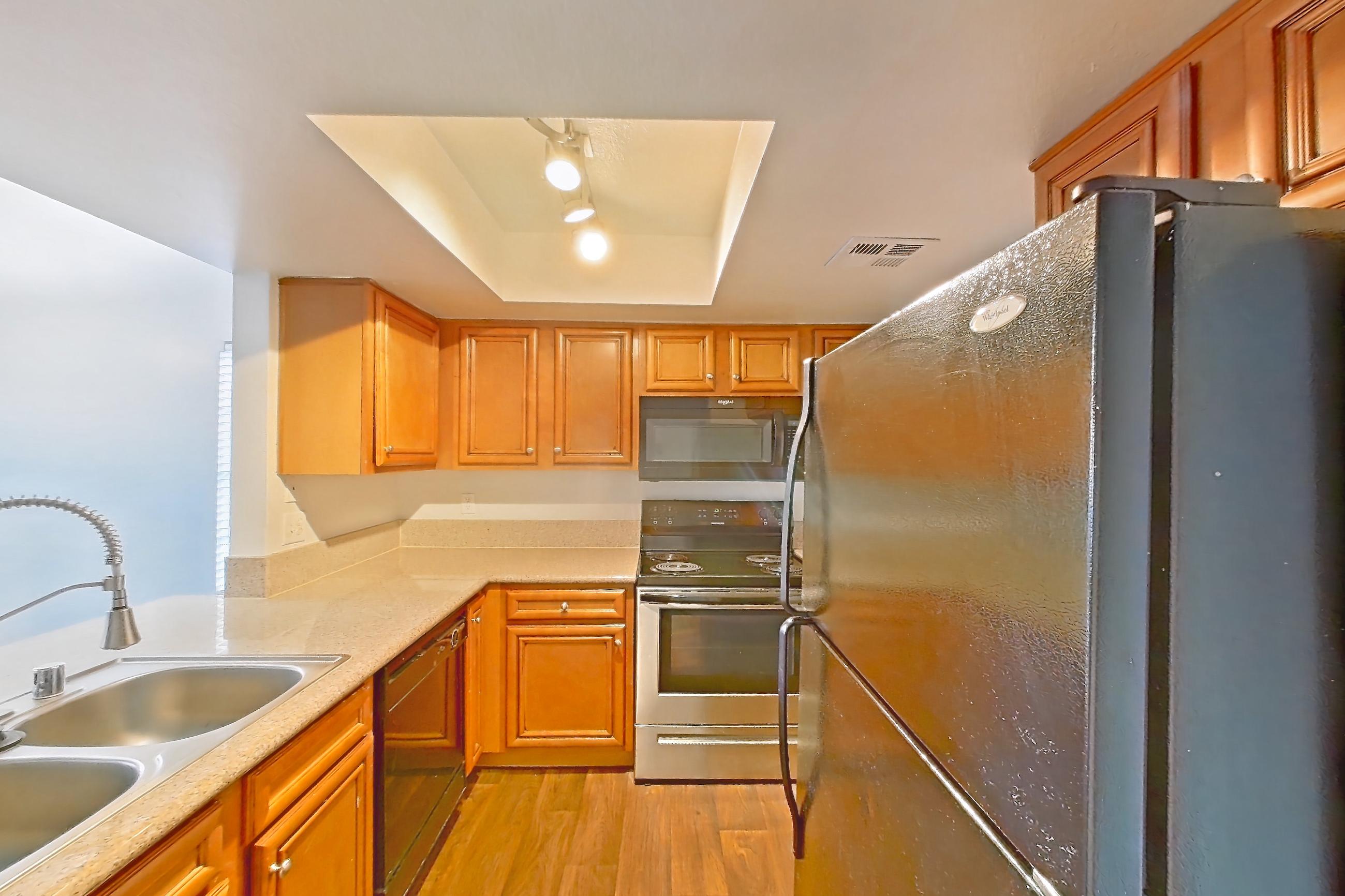 Kitchen in Apartment 2177 at The Met Las Vegas, 1B floor plan