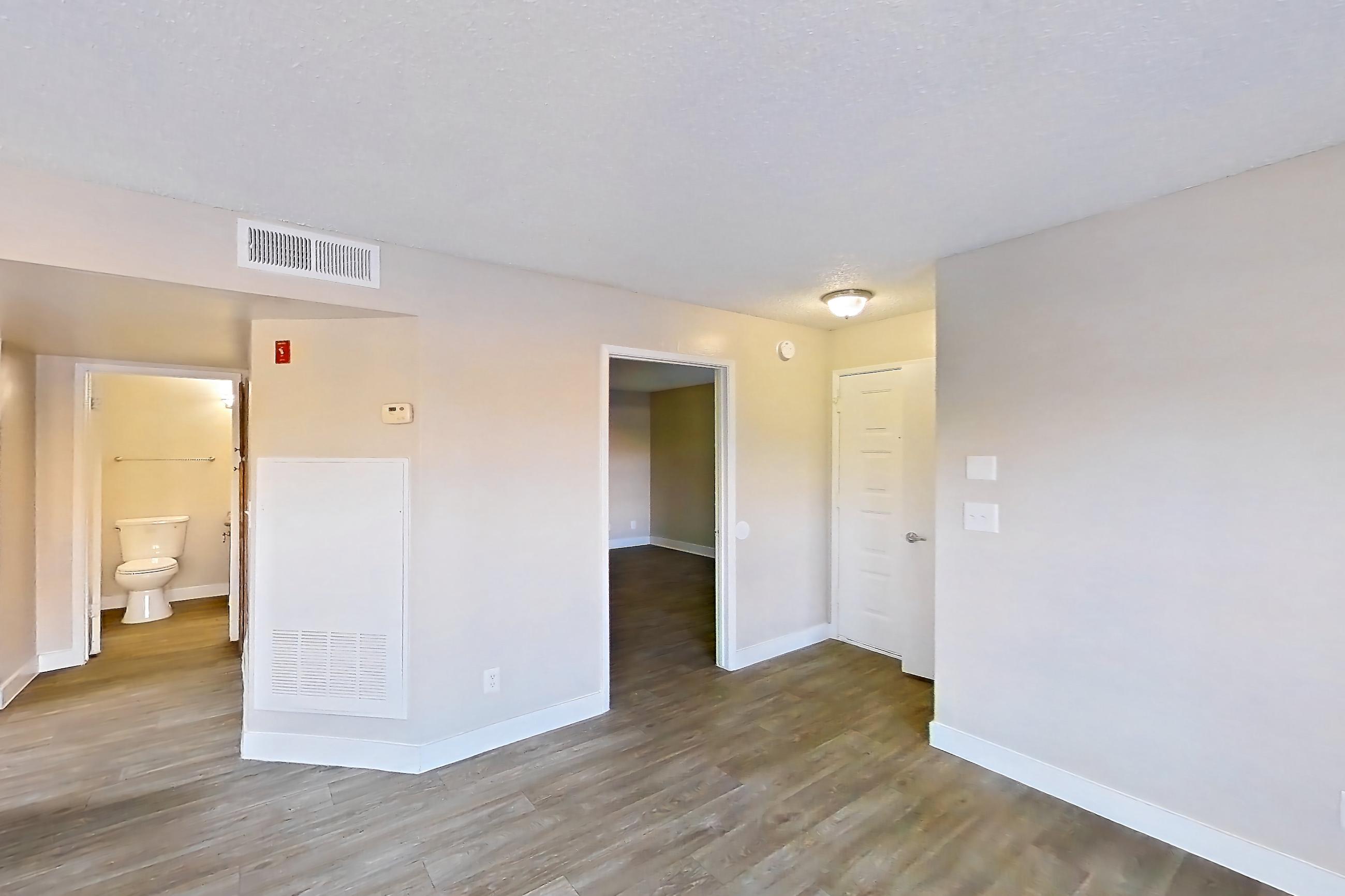 Living room, Apartment 1009 at The Met Las Vegas