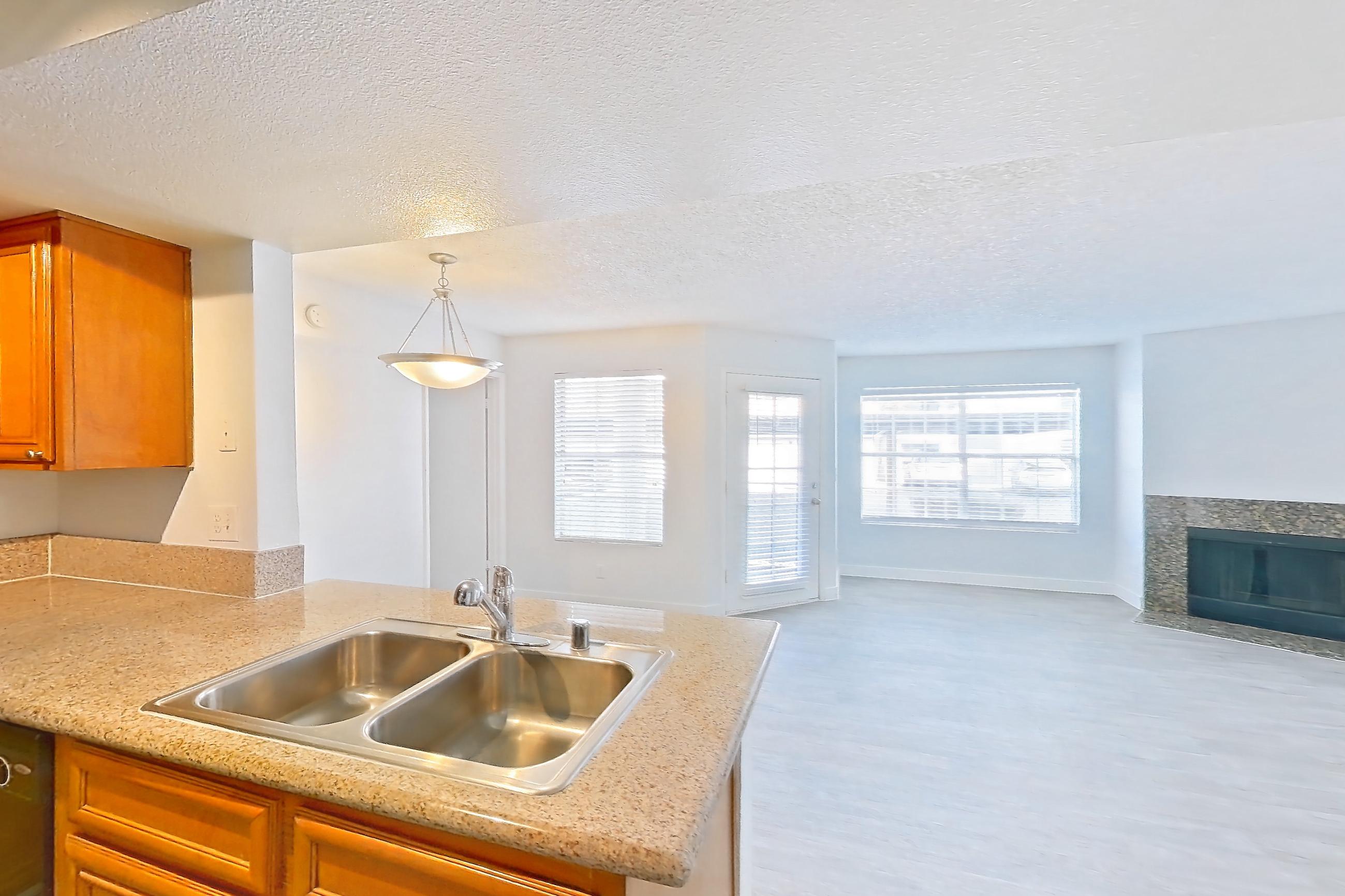 Kitchen, Apartment 1178 at The Met Las Vegas