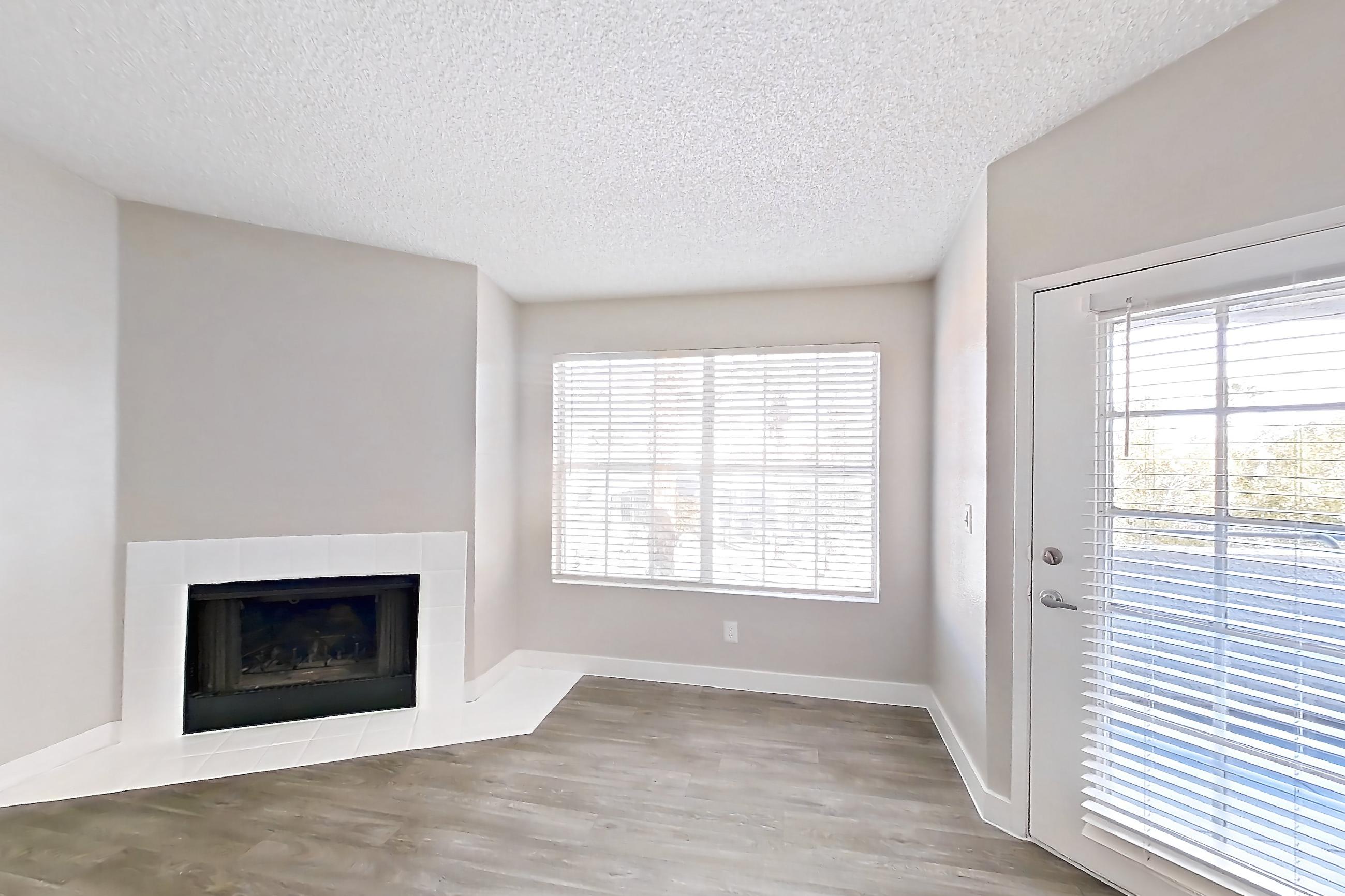 Living room in Apartment 2105 at The Met Las Vegas, 2A floor plan