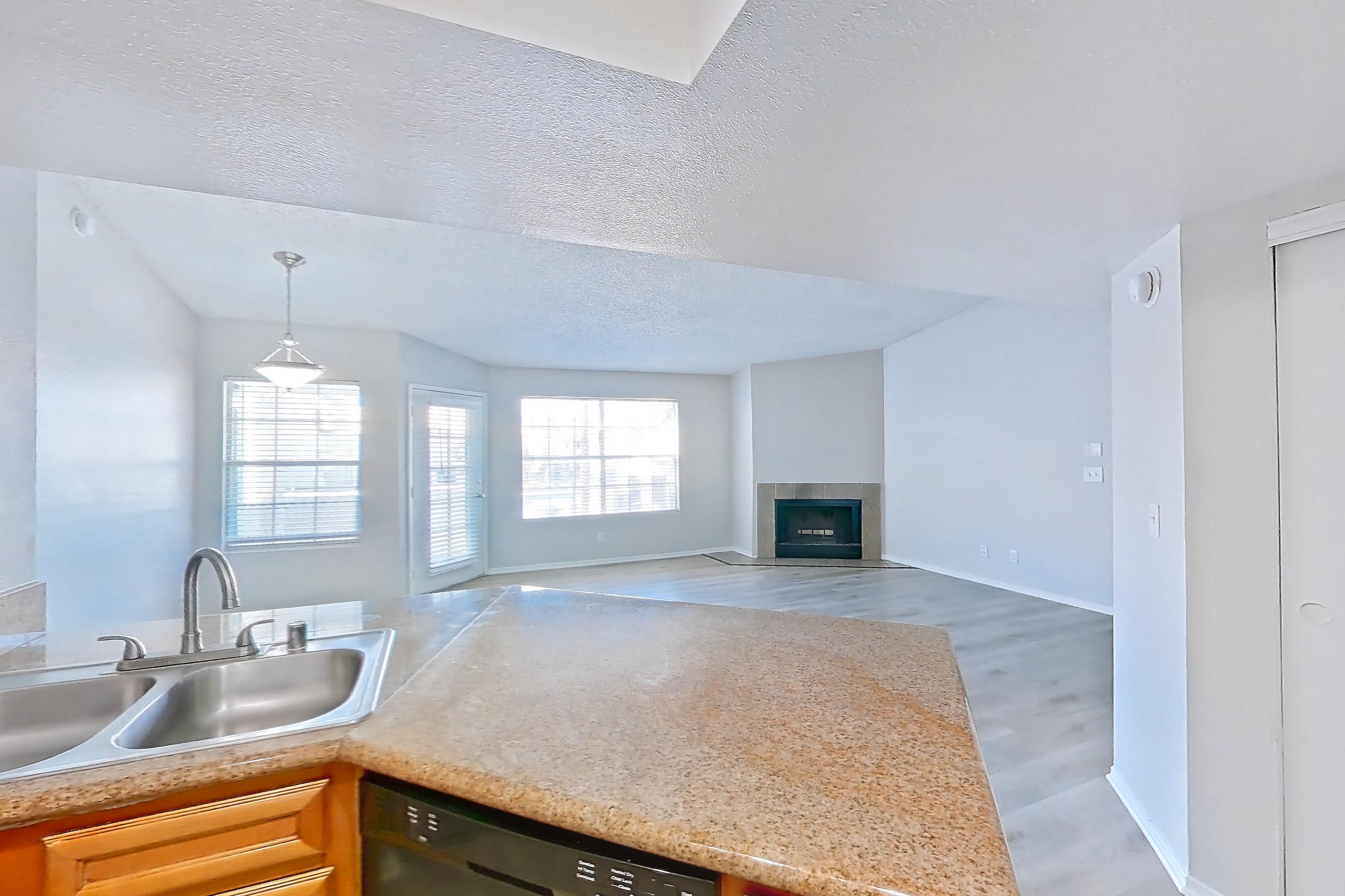 Kitchen in Apartment 2078 at The Met Las Vegas, 3A floor plan