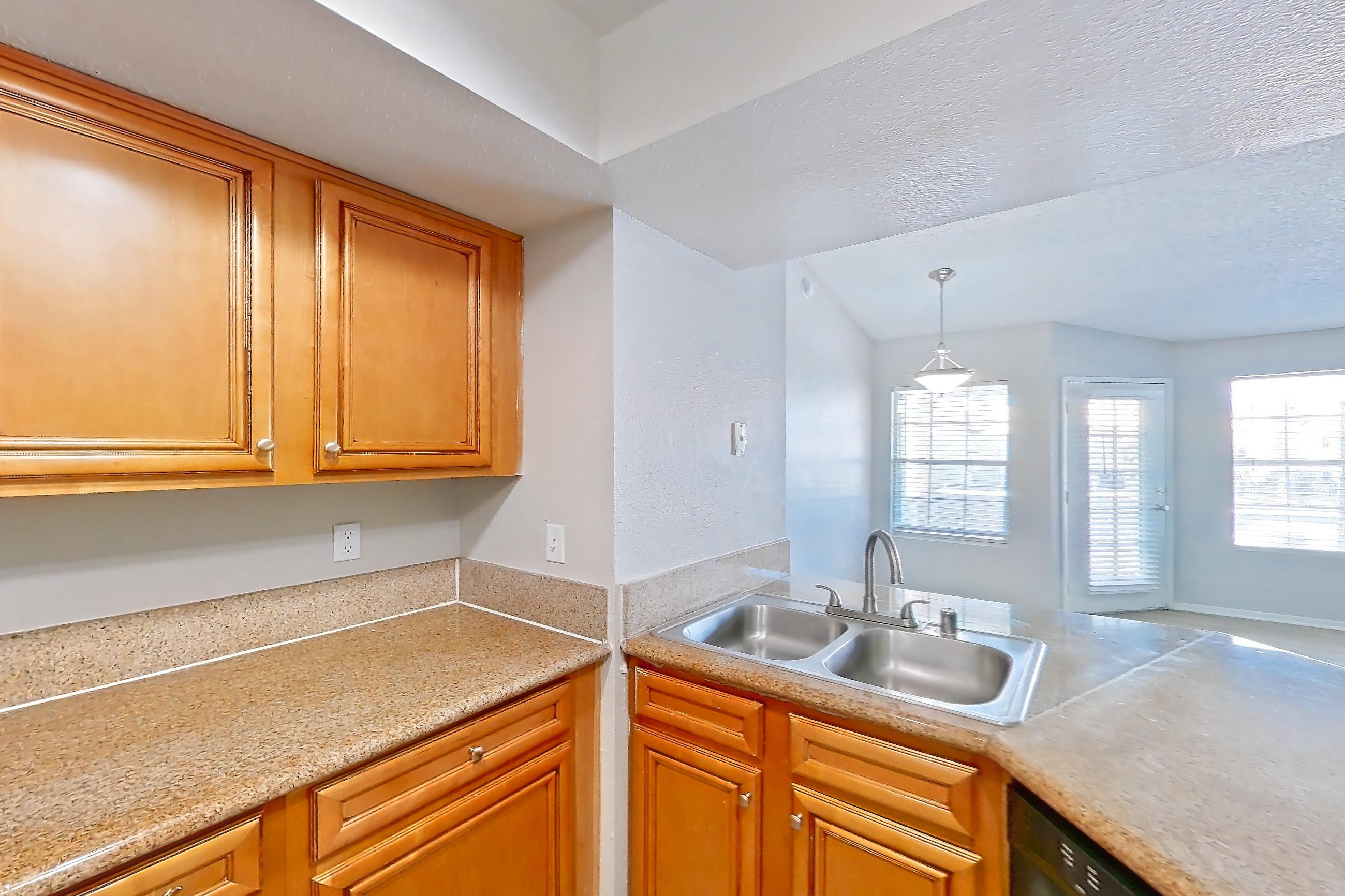 Kitchen in Apartment 2078 at The Met Las Vegas, 3A floor plan