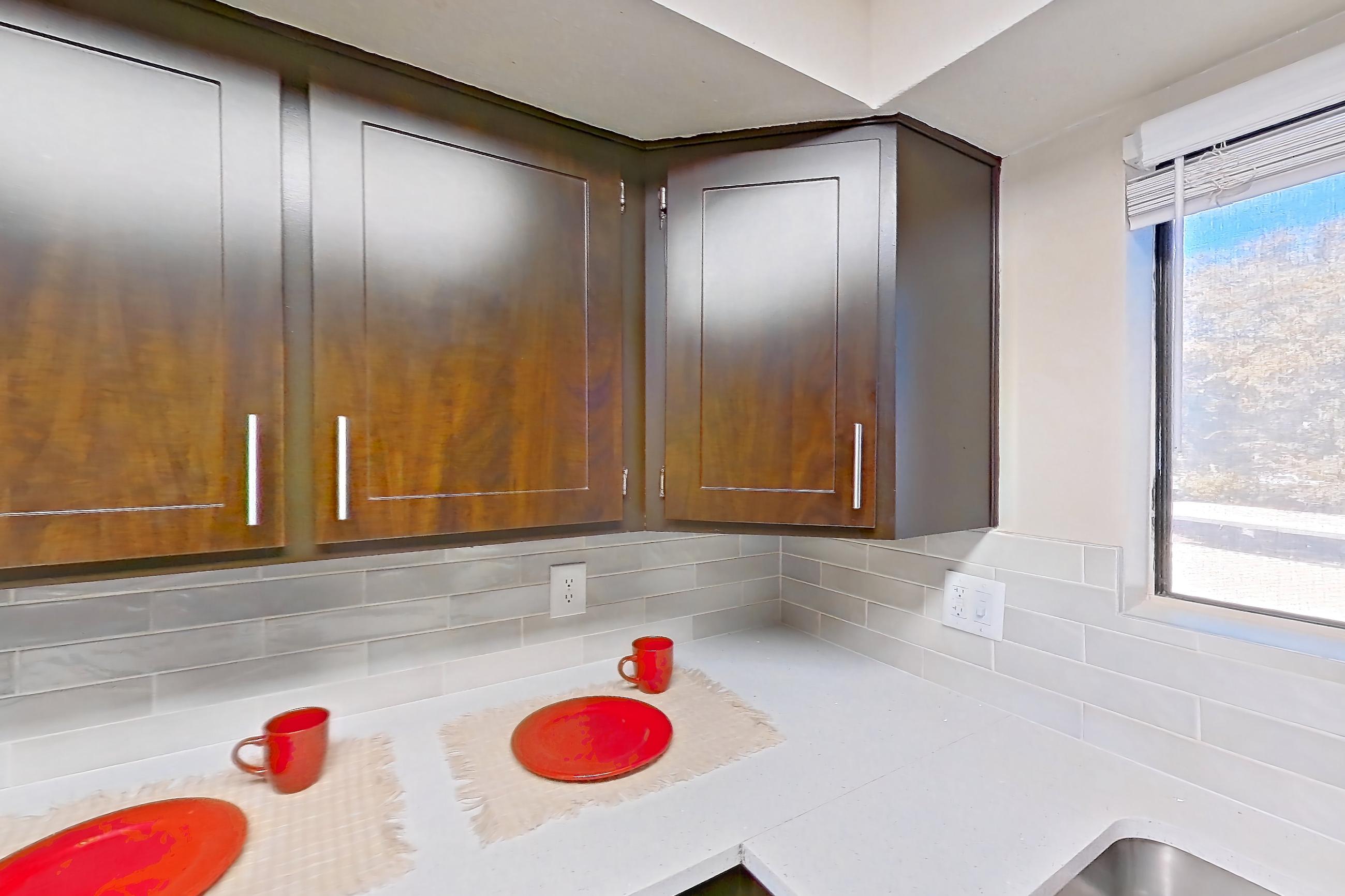 Kitchen in Apartment a-2090 at Arches at Hidden Creek, 2A floor plan