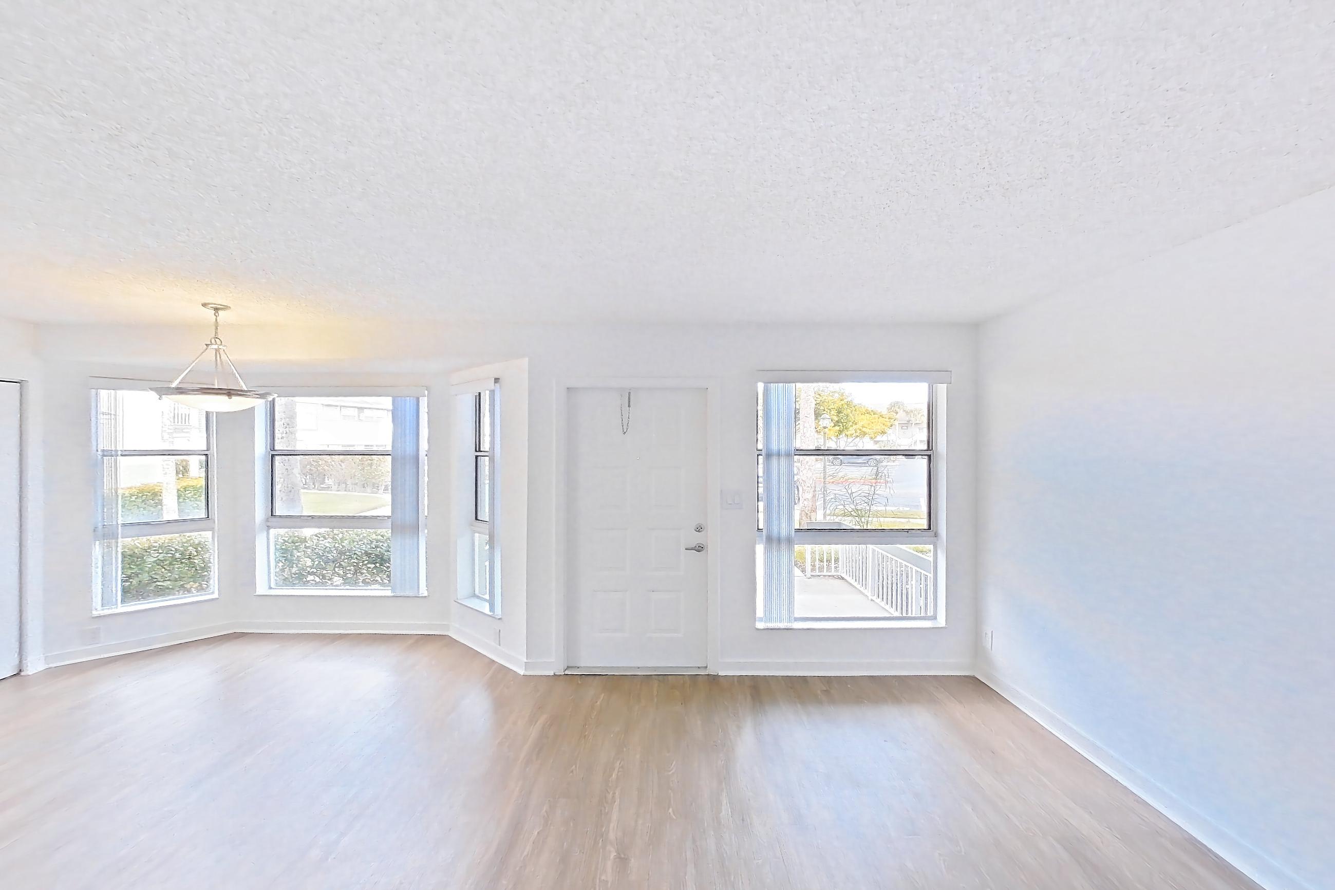 Living room in Apartment 101 at Atwater, B2 floor plan