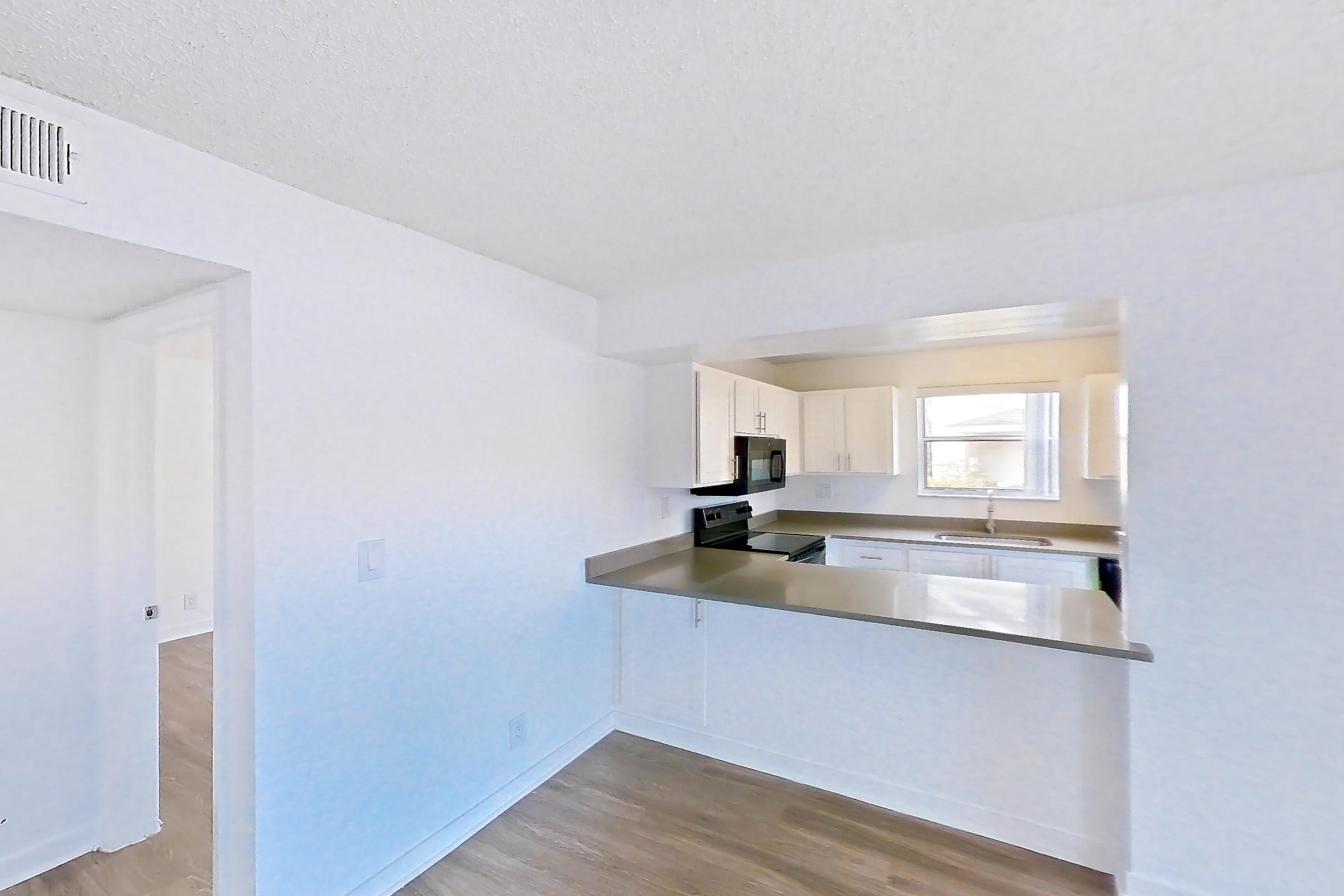 Living room in Apartment 101 at Atwater, B2 floor plan