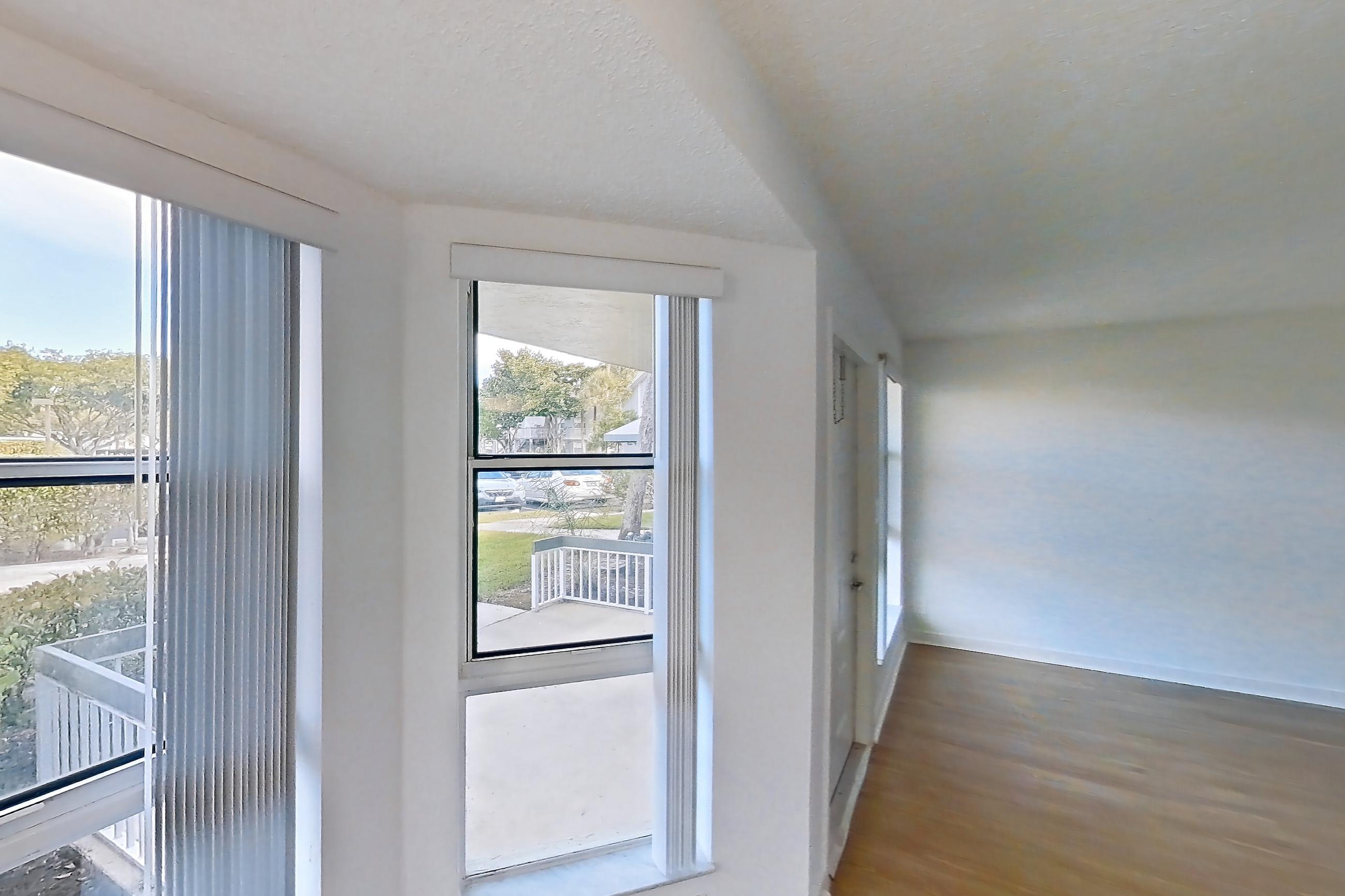 Living space in Apartment 101 at Atwater, B2 floor plan