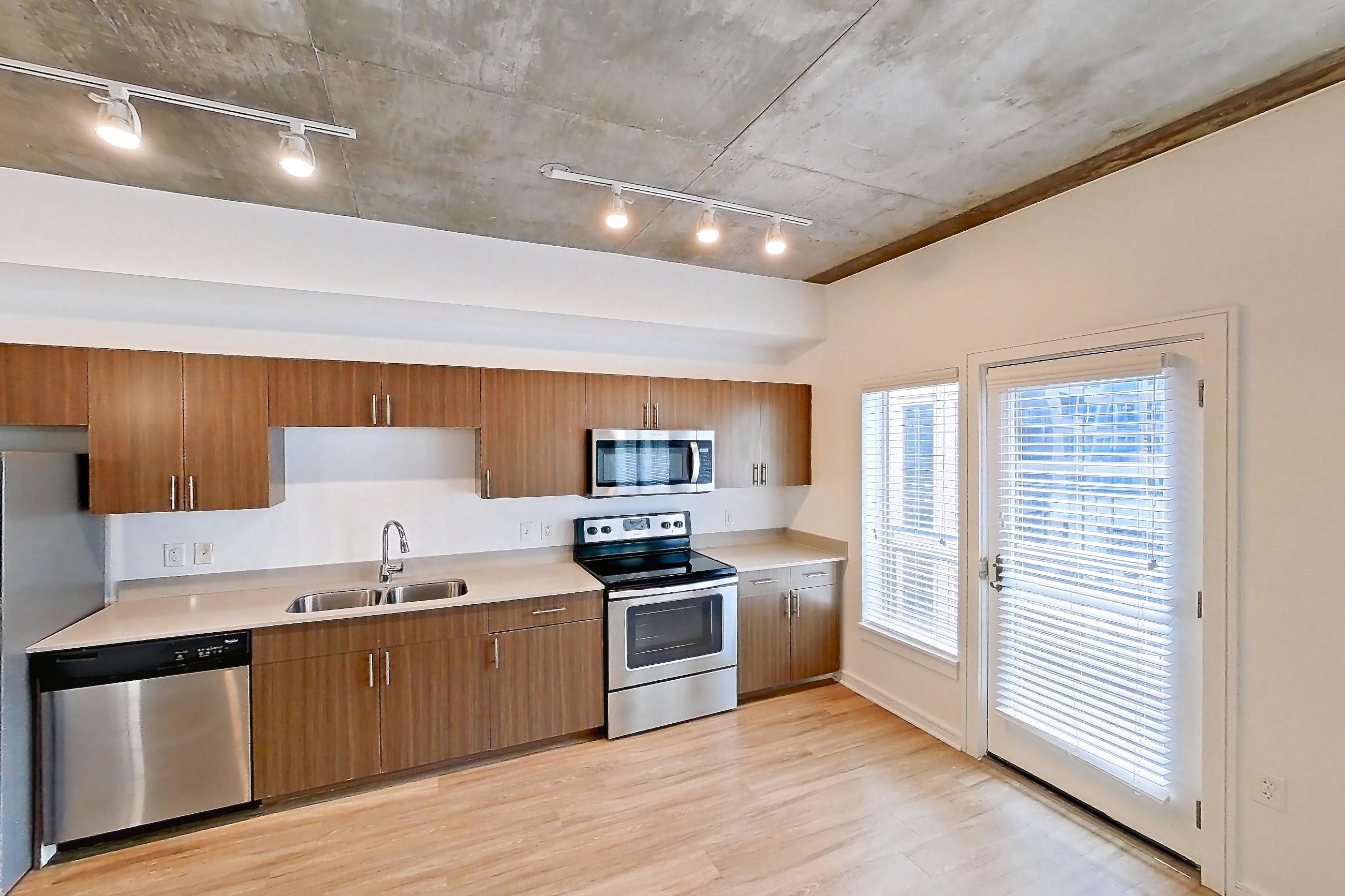 Living space in Apartment 0715 at Cadence at Union Station, Brubeck floor plan