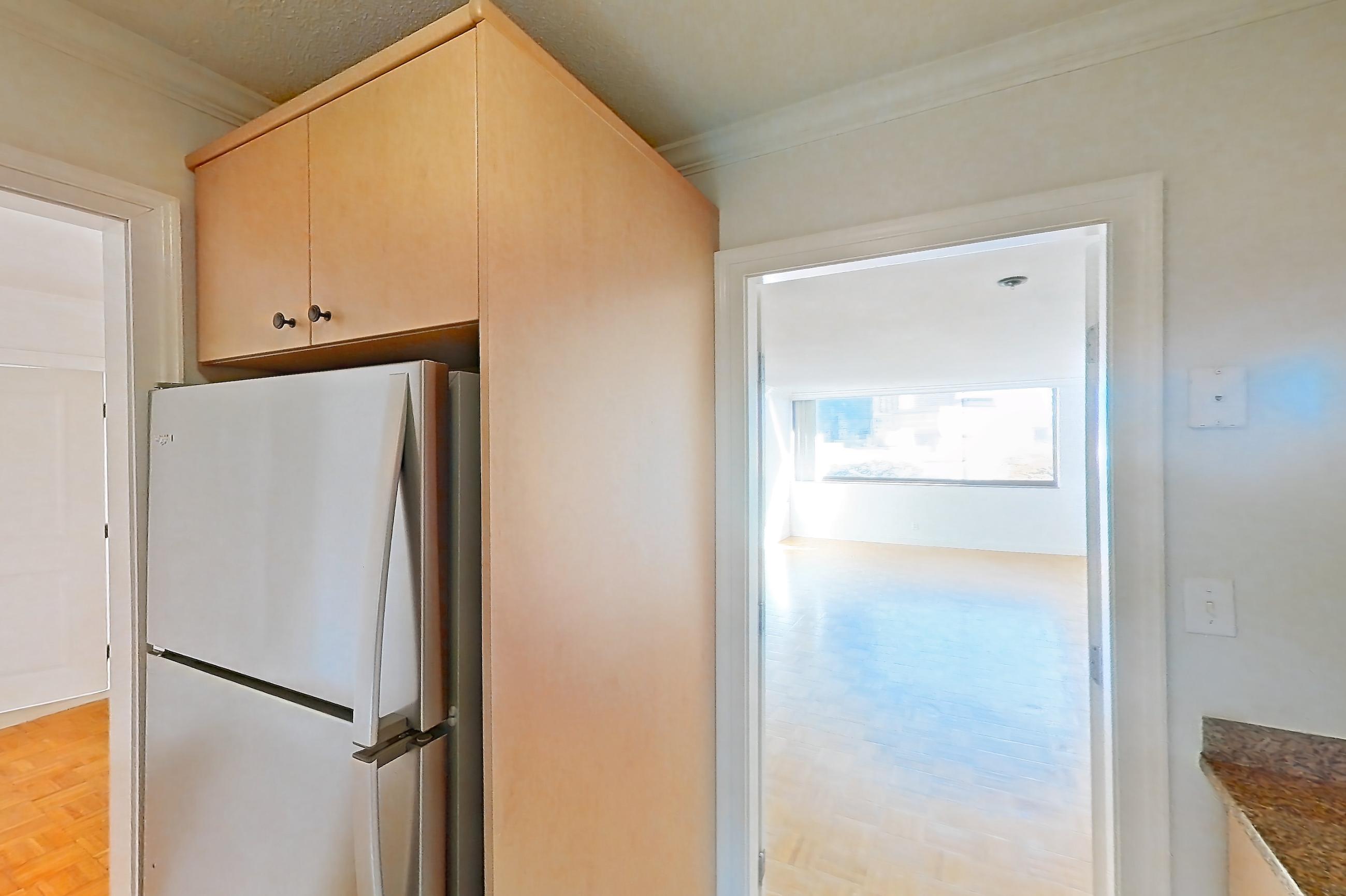 Kitchen in Apartment 221-0705 at Church Park, 1F floor plan