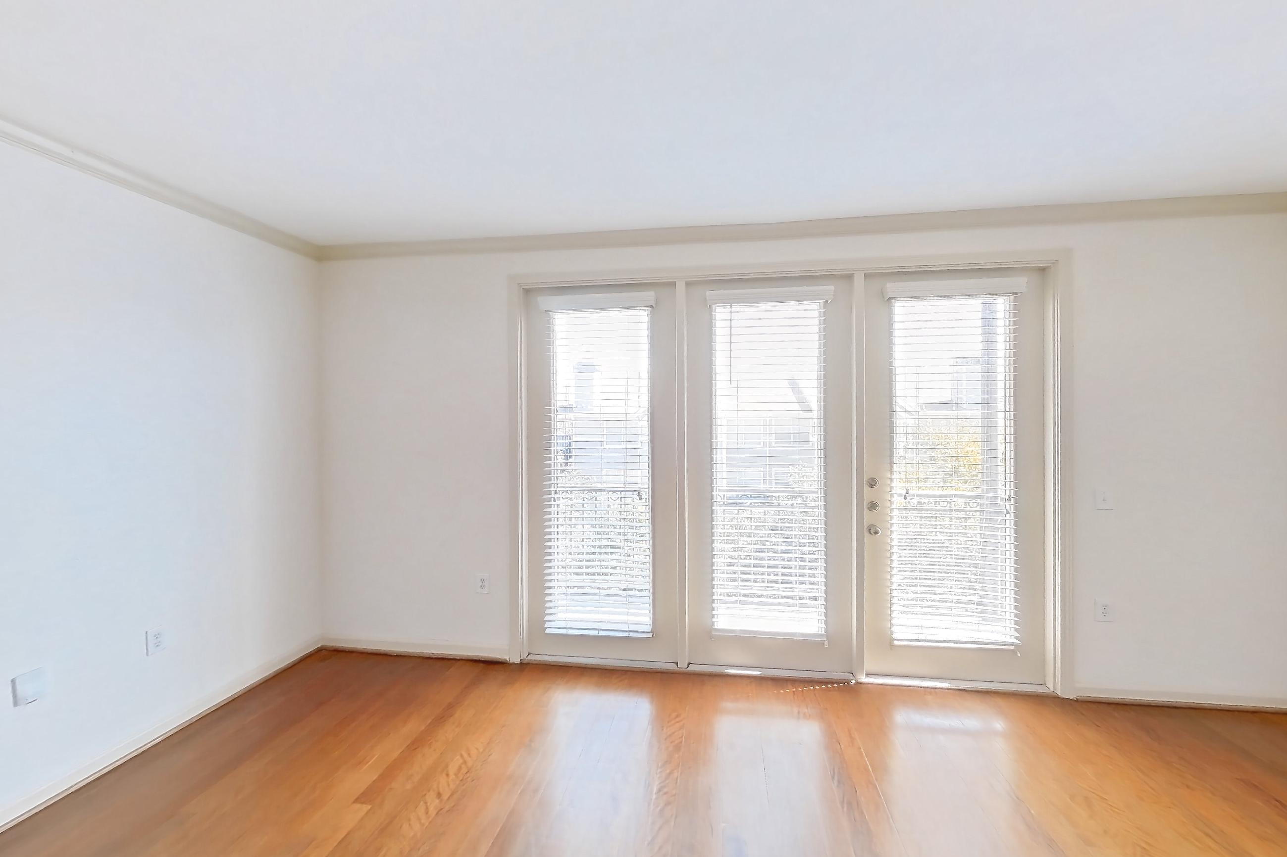 Living room in Apartment 3097 at La Maison at River Oaks, B5 floor plan