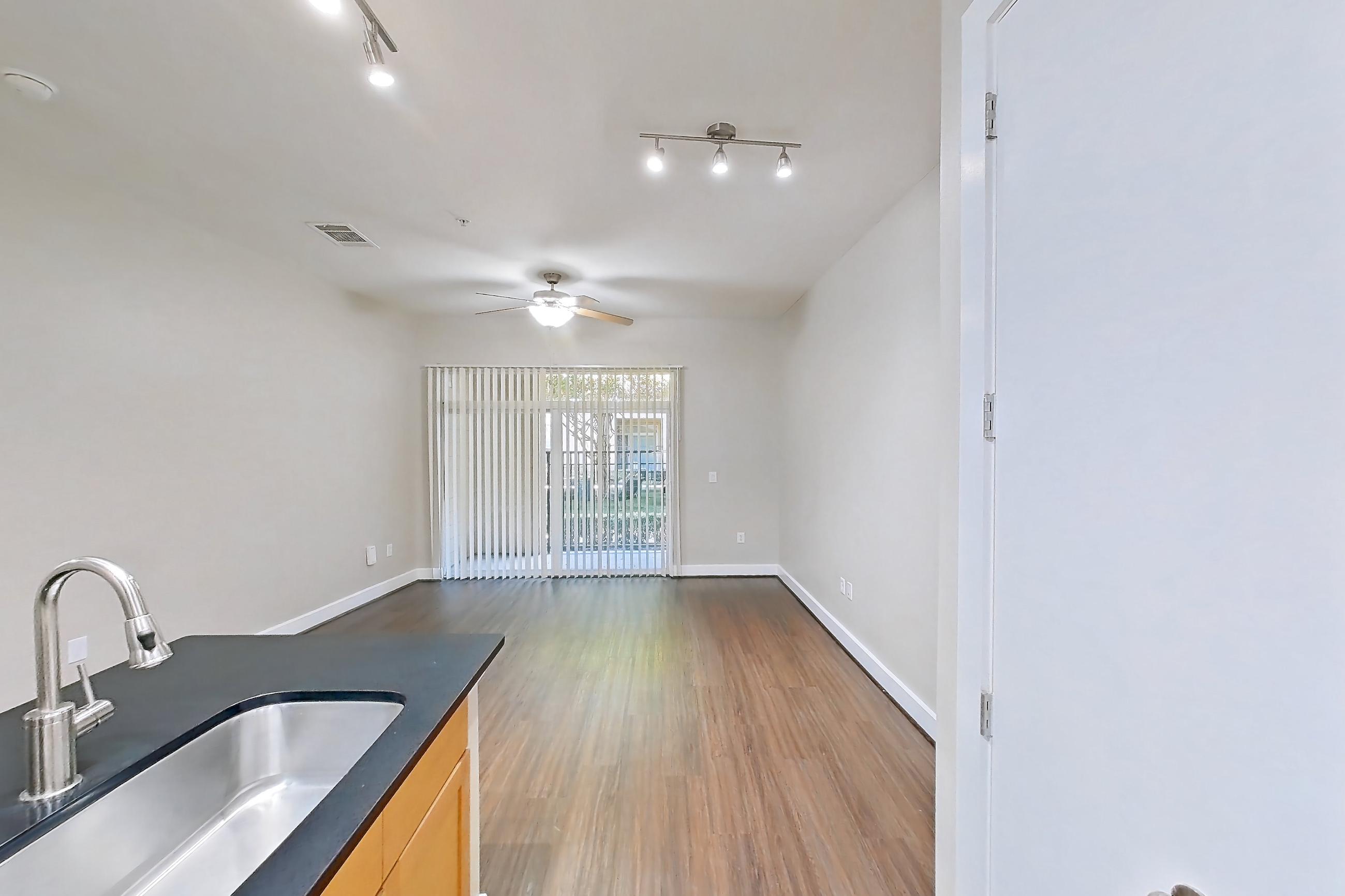 Kitchen in Apartment 195 at Domain at CityCentre, A2 floor plan