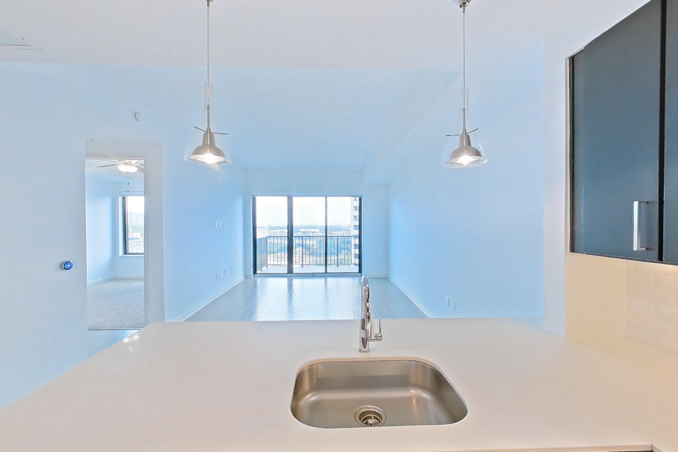 Kitchen in Apartment 1830 at Vantage Med Center, A4 floor plan