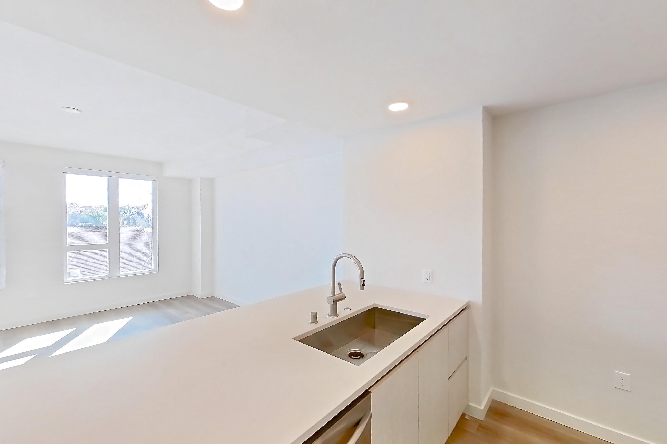 Kitchen in Apartment 345 at Rowyn, A5 floor plan