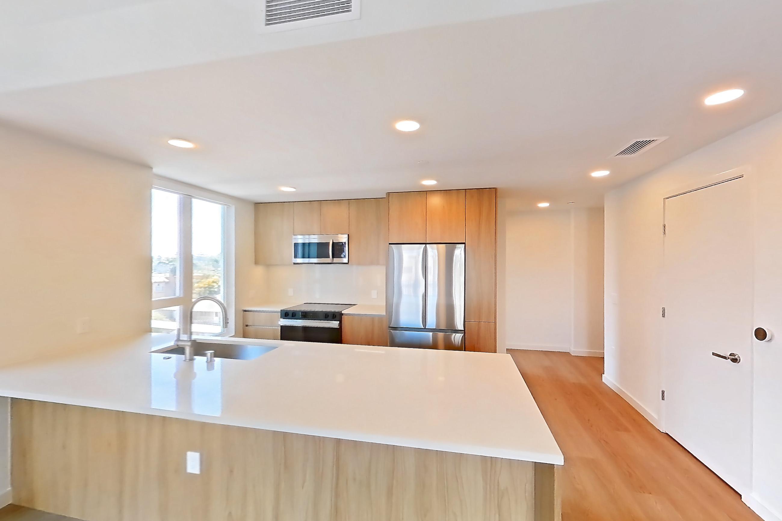 Living room in Apartment 421 at Rowyn, B1 floor plan