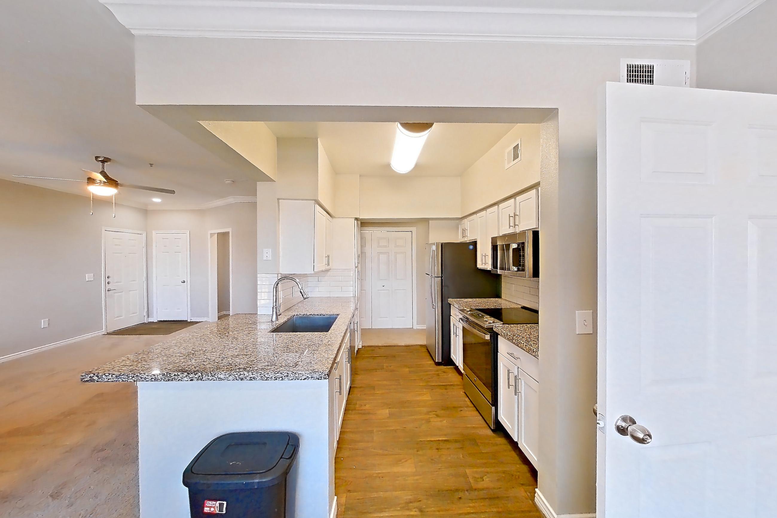 Dining room in a 2D floor plan apartment, representative of Apartment 0927 at Reserve at Kingwood