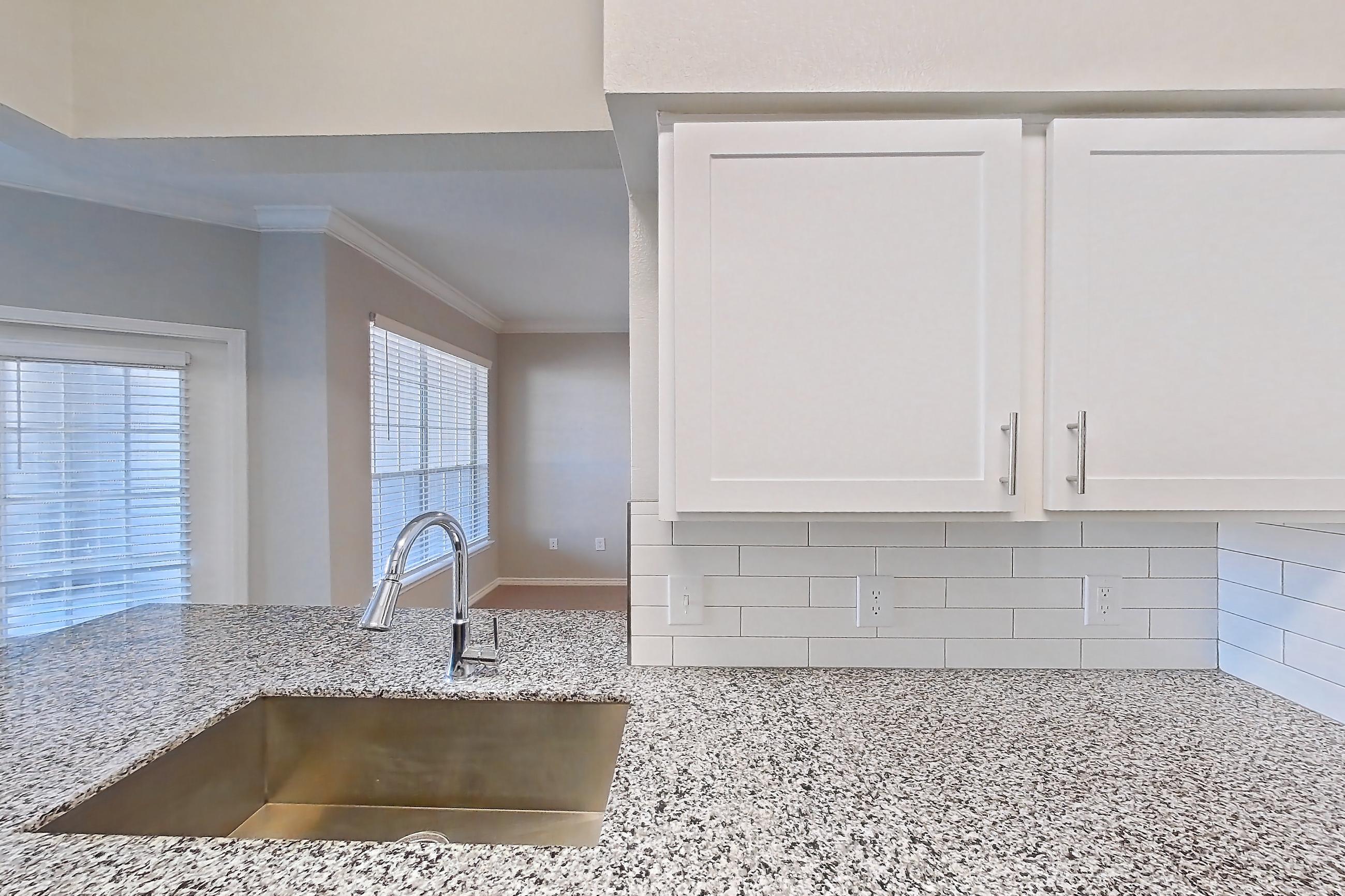 Kitchen in a 2D floor plan apartment, representative of Apartment 0927 at Reserve at Kingwood