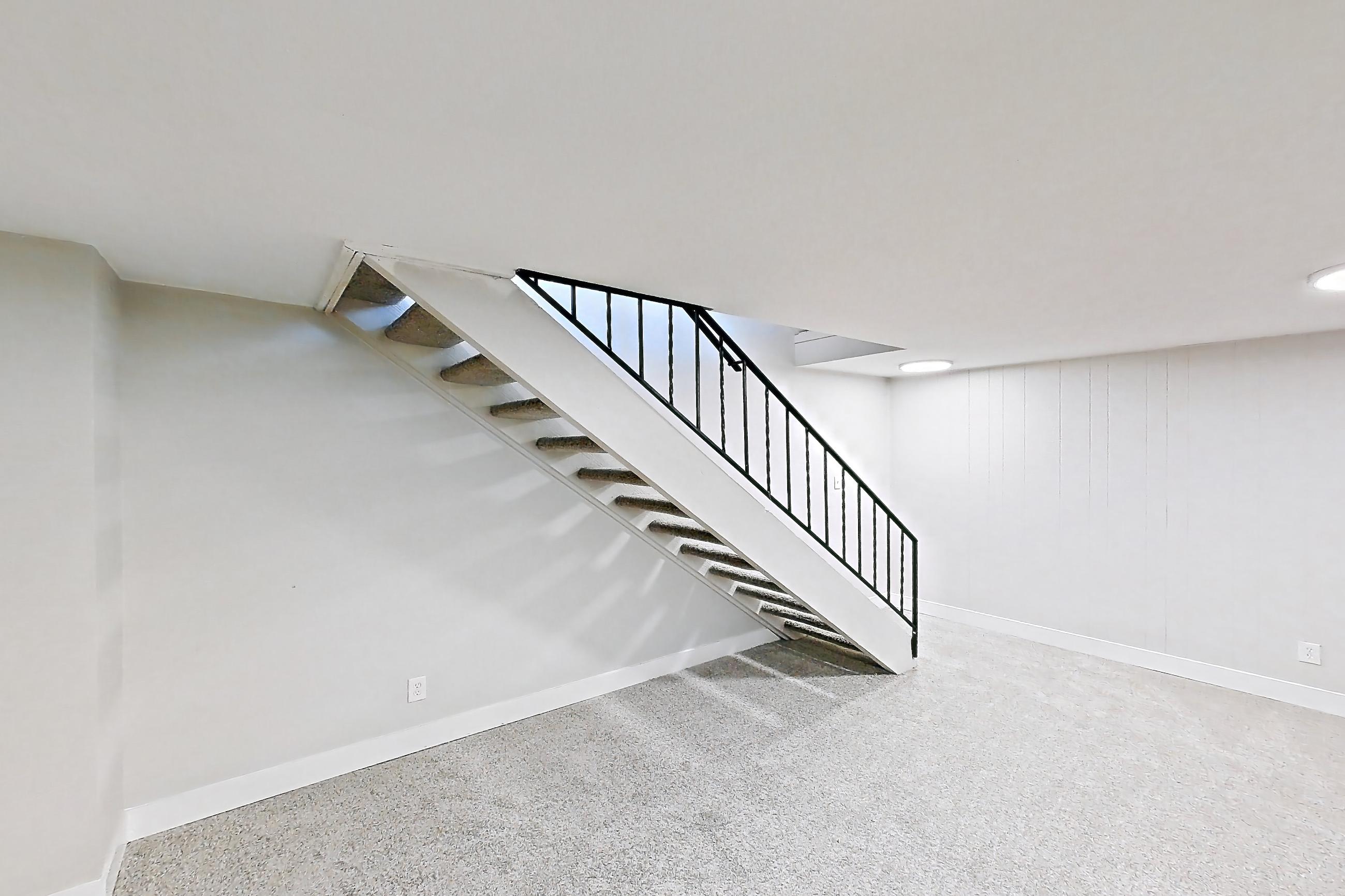 LOWER LIVING SPACE (representative of this floor plan)