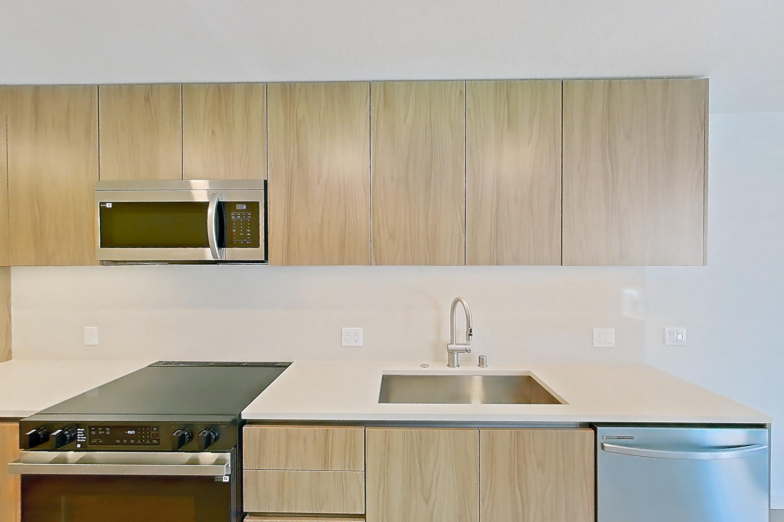 Kitchen in Apartment 203 at Rowyn, A3 floor plan