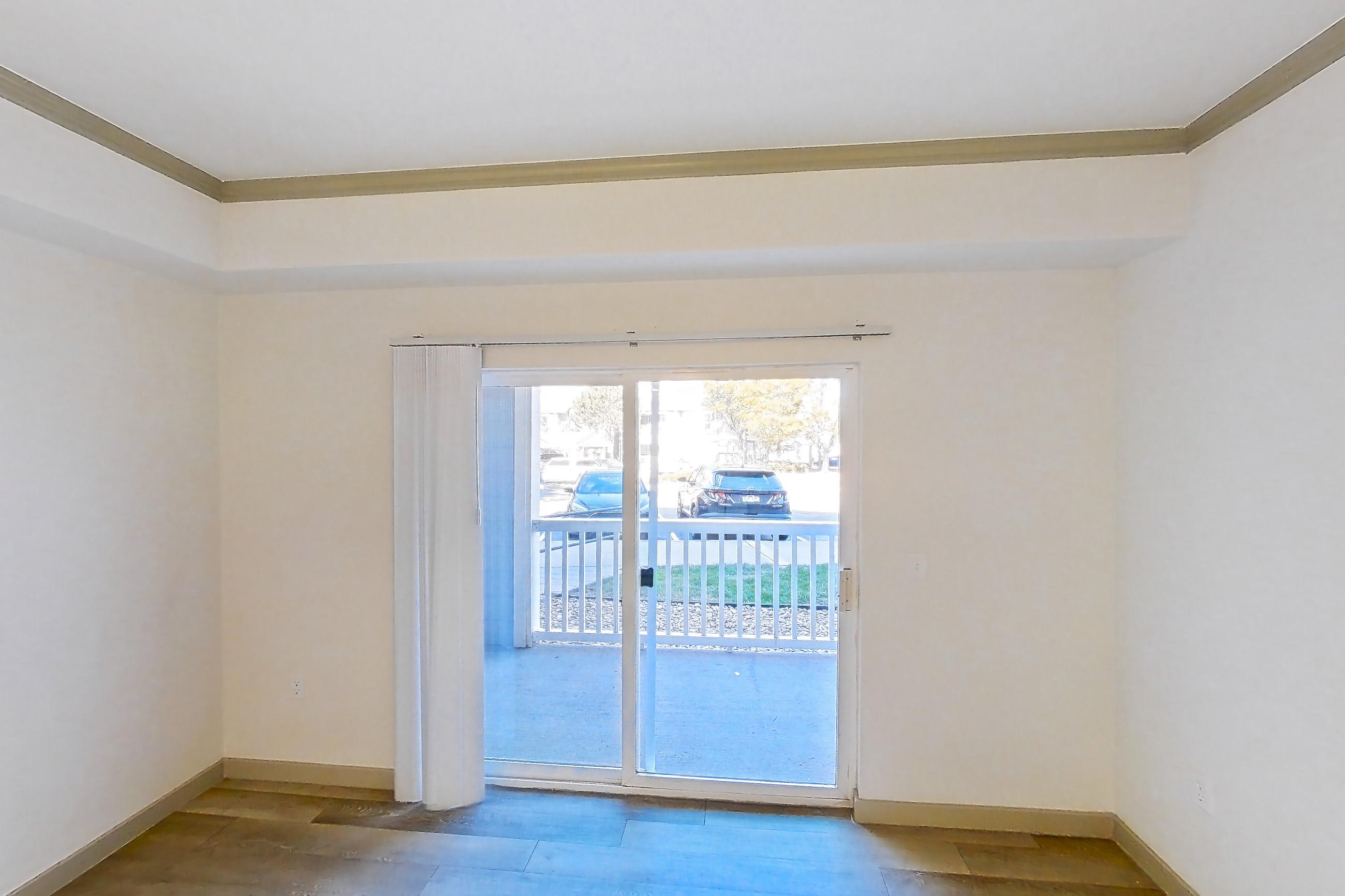 Living space in Apartment 17-103 at Cortland Westminster, A1R - Aspen floor plan