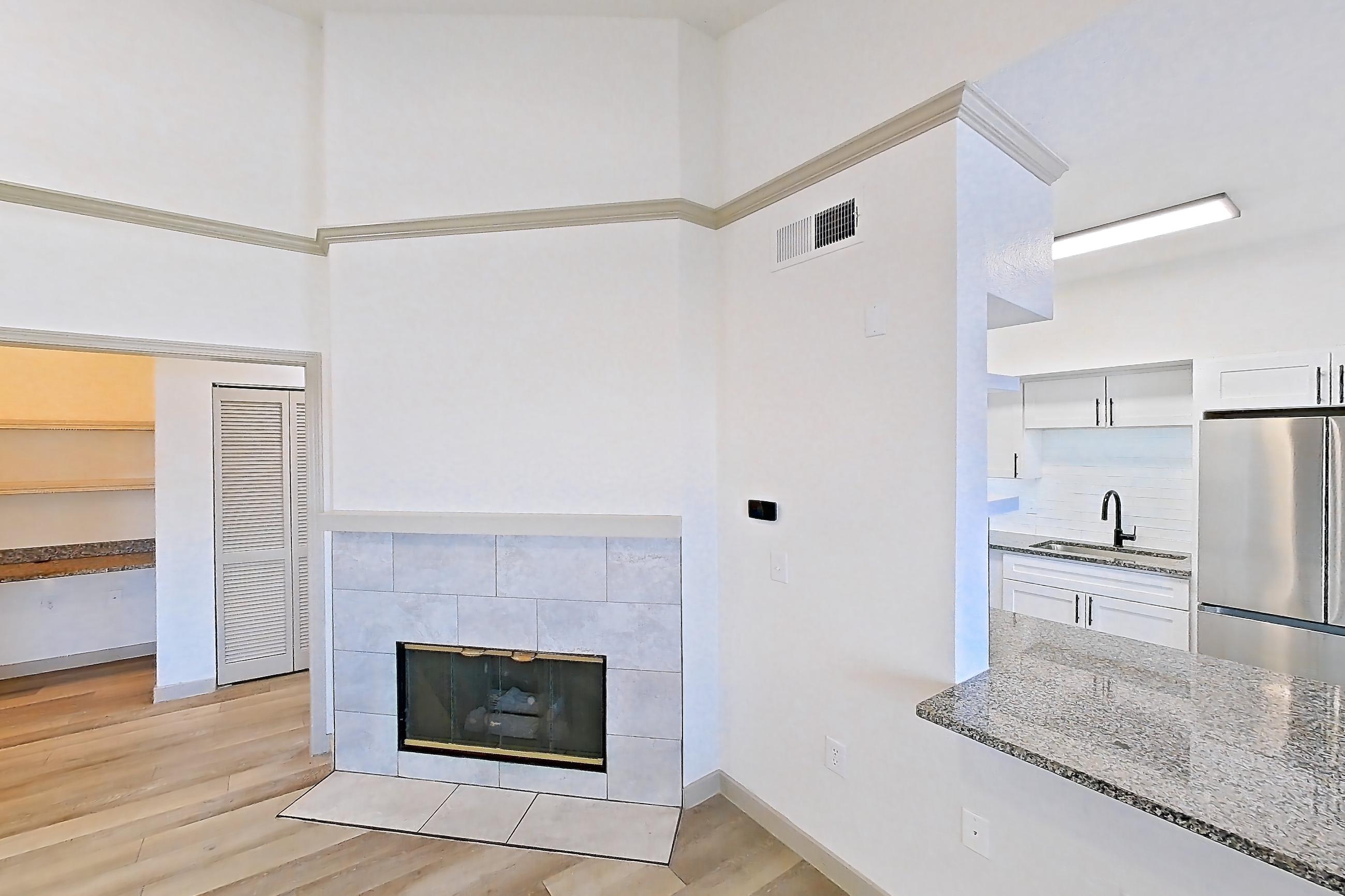 Living space in Apartment 12-302 at Cortland Westminster, A3R - Breckenridge floor plan